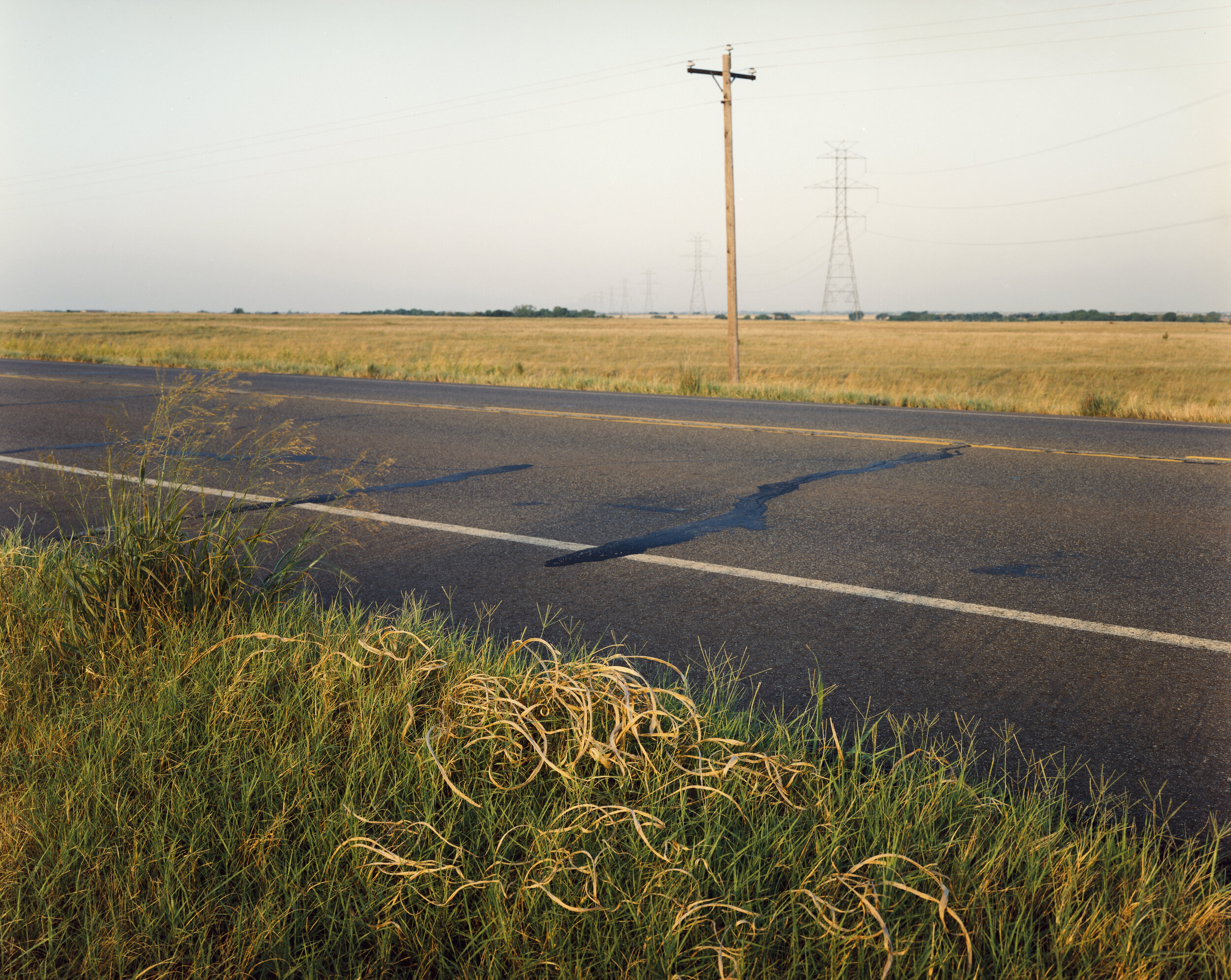 State Highway 74, 7.3 miles souh of the former Hub Café, outside Crescent City, Oklahoma, August 1993