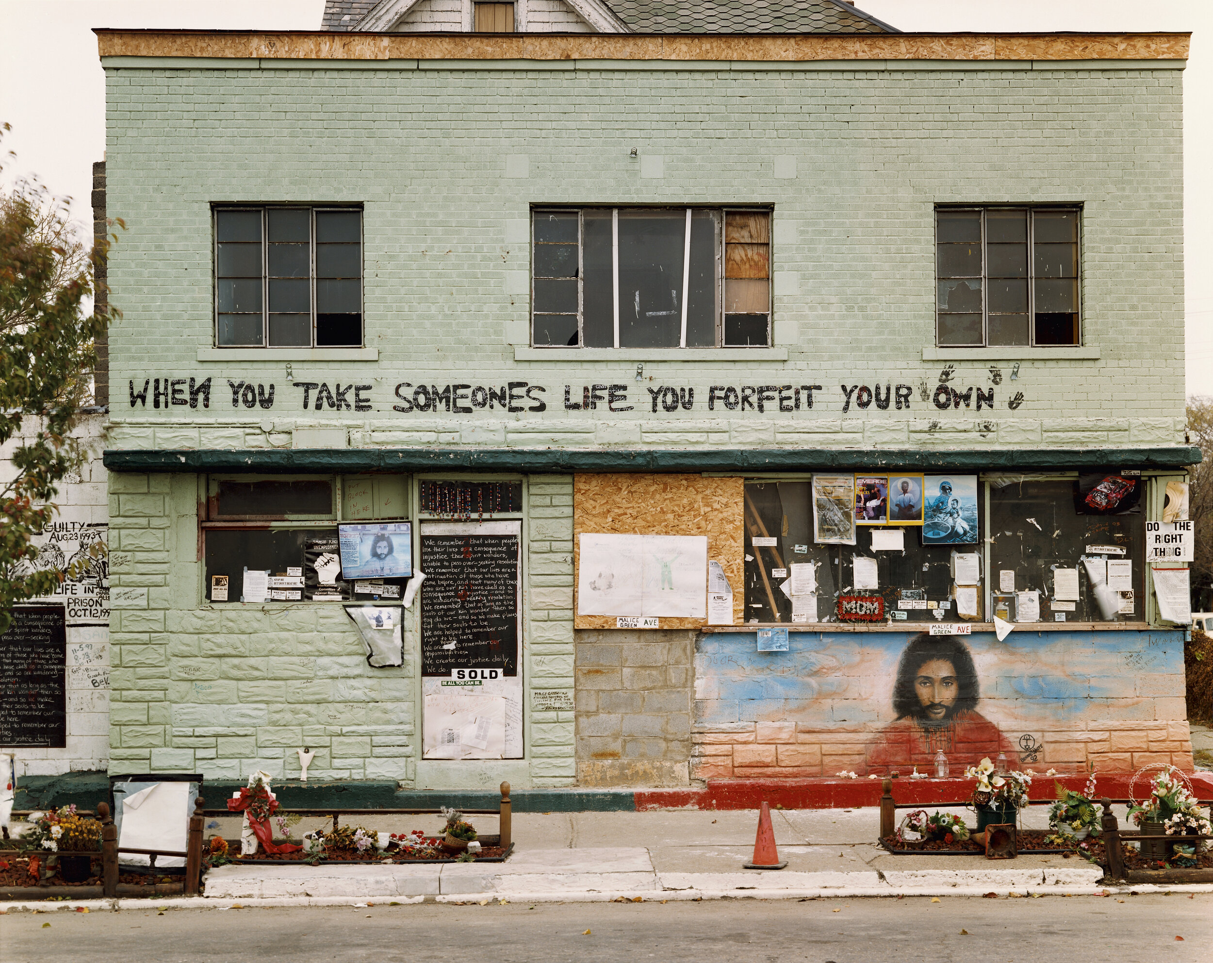 Warren Avenue at 23rd Street, Detroit, Michigan, October 1993