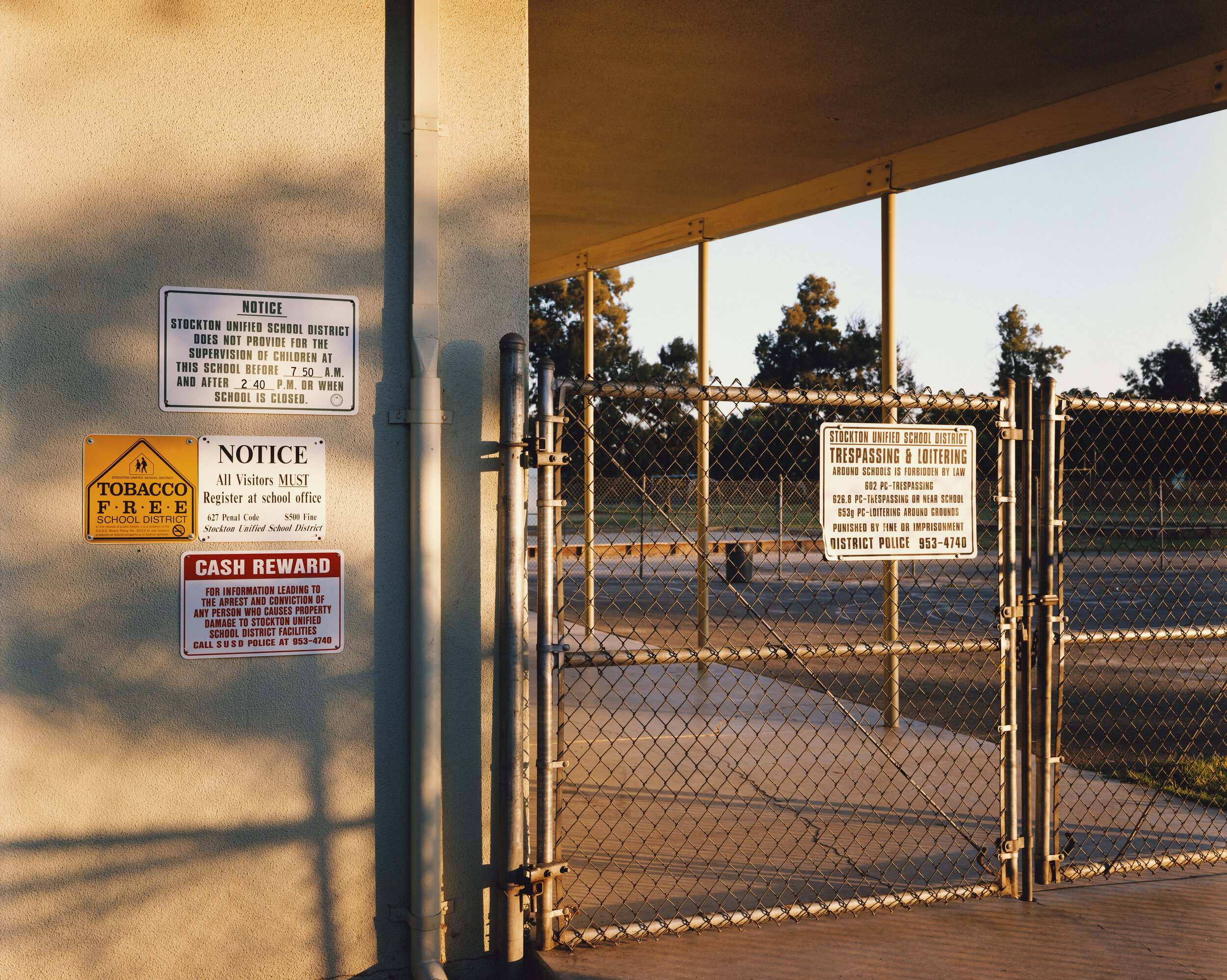 Cleveland Elementary School, 20 East Fulton Street, Stockton, California, August 1994