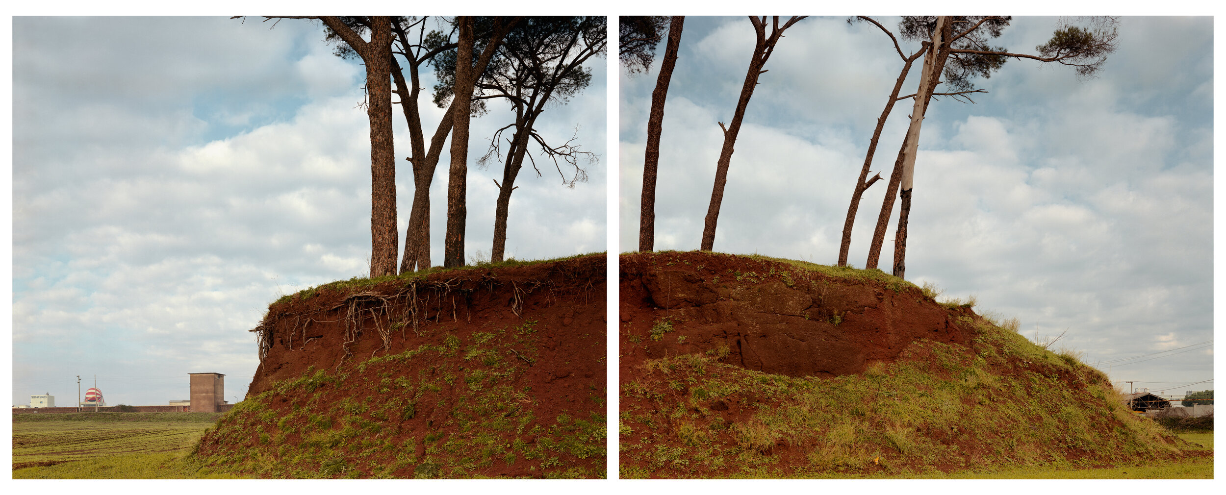 Land formation, near Settecamini, Rome, September 1990