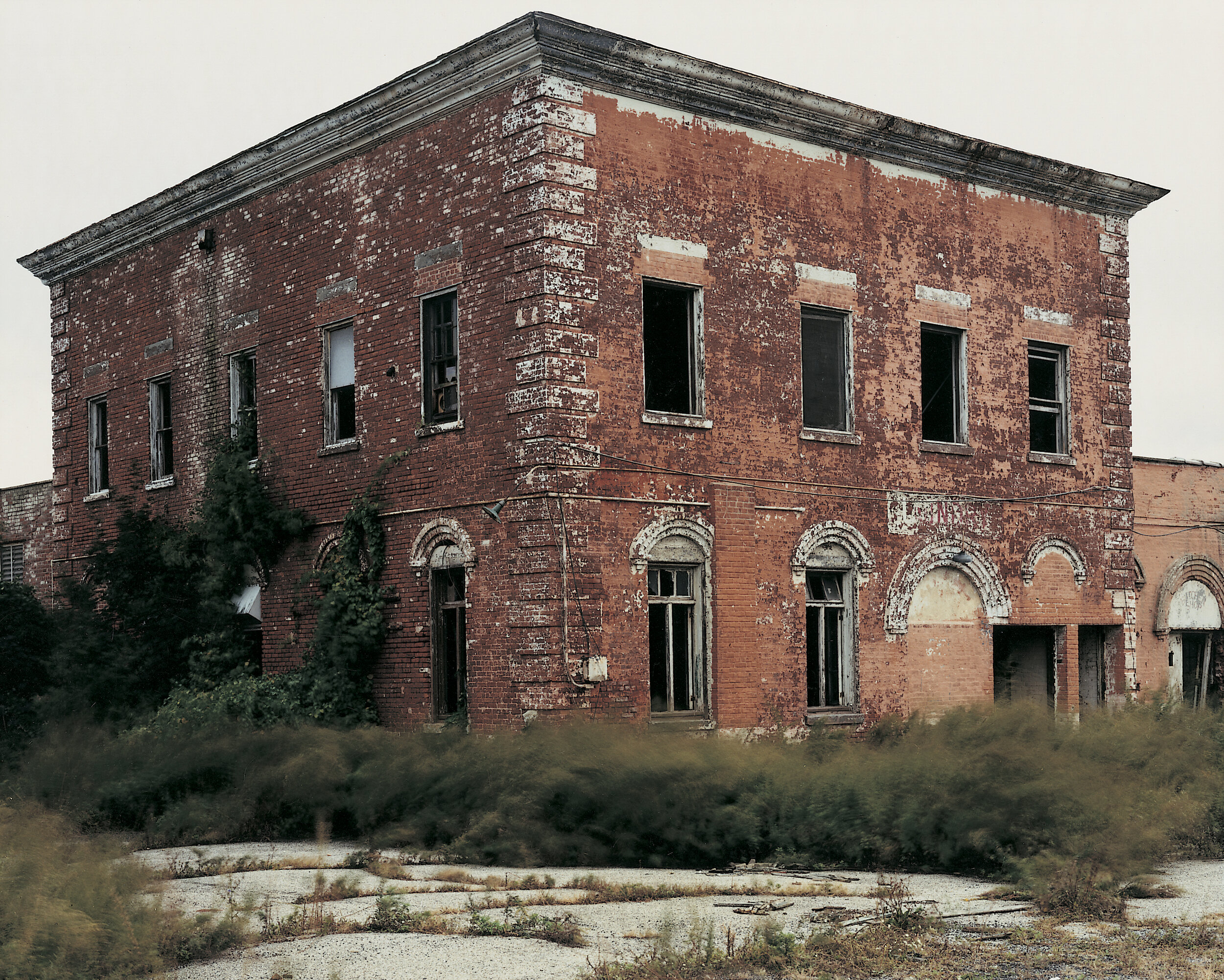 Laundry building of the Boys’ Workhouse,, Hart Island, December 1991