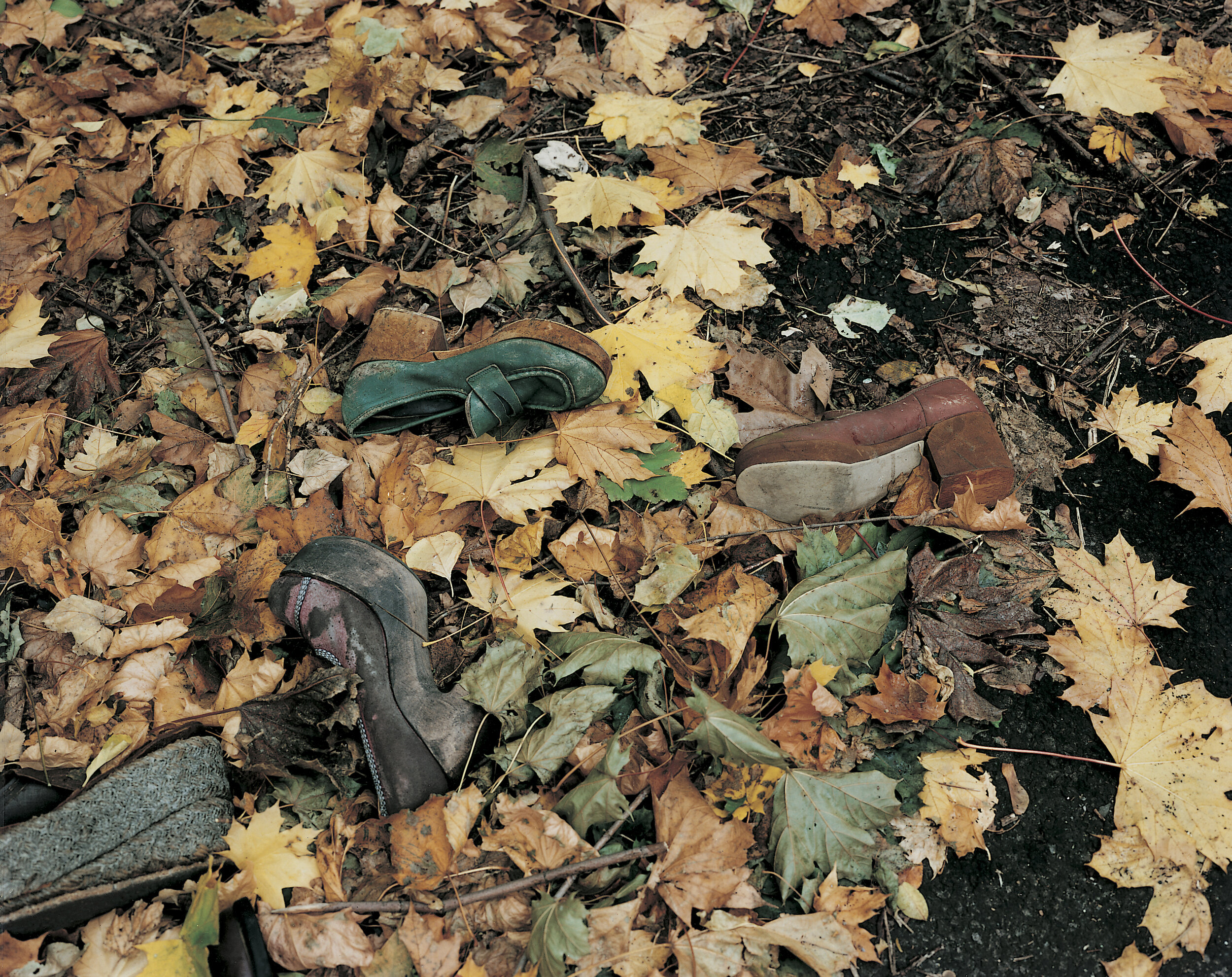 Shoes manufactured on Hart Island during the Phoenix House period, November 1991