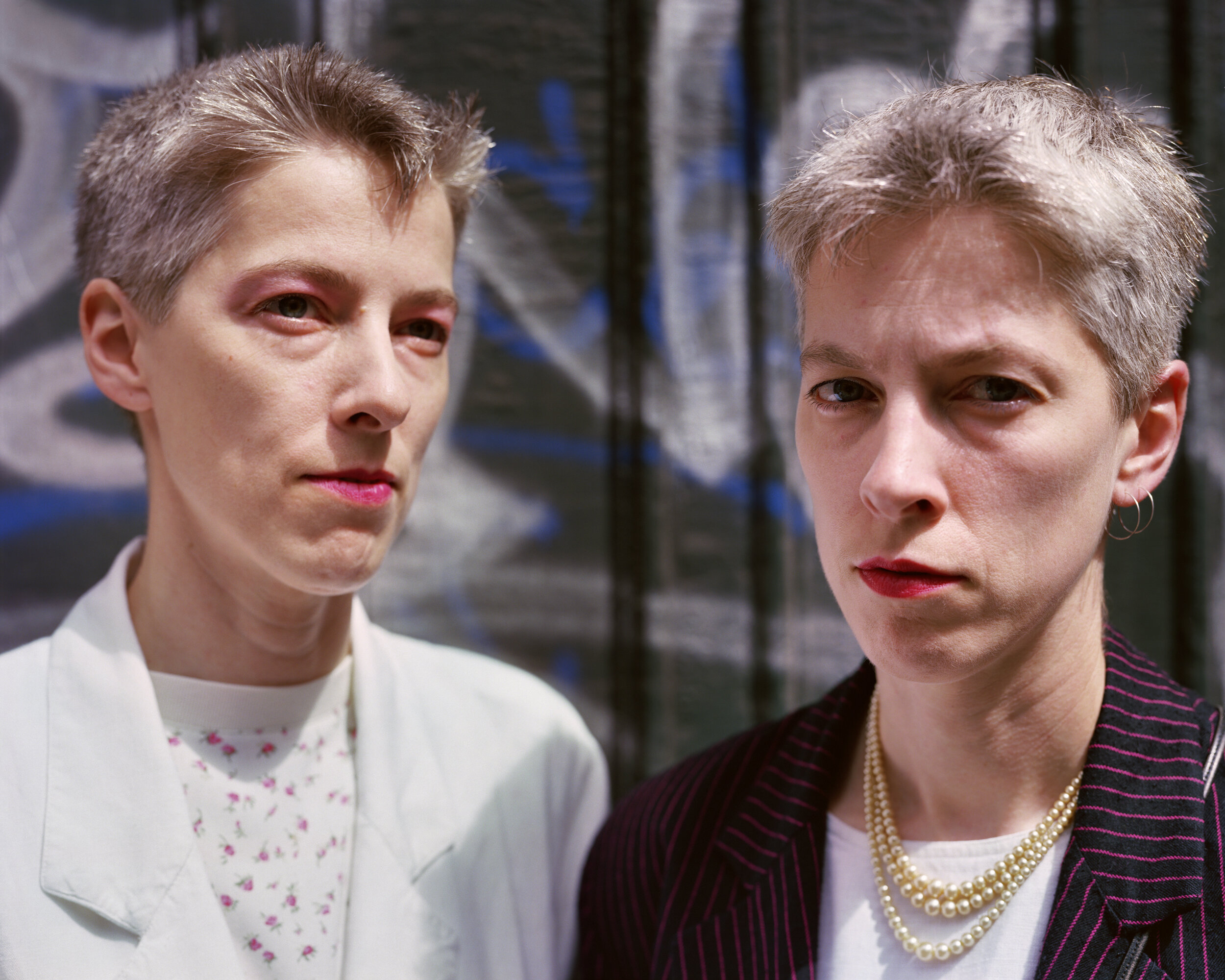 Twins, Soho, New York, April, 1988