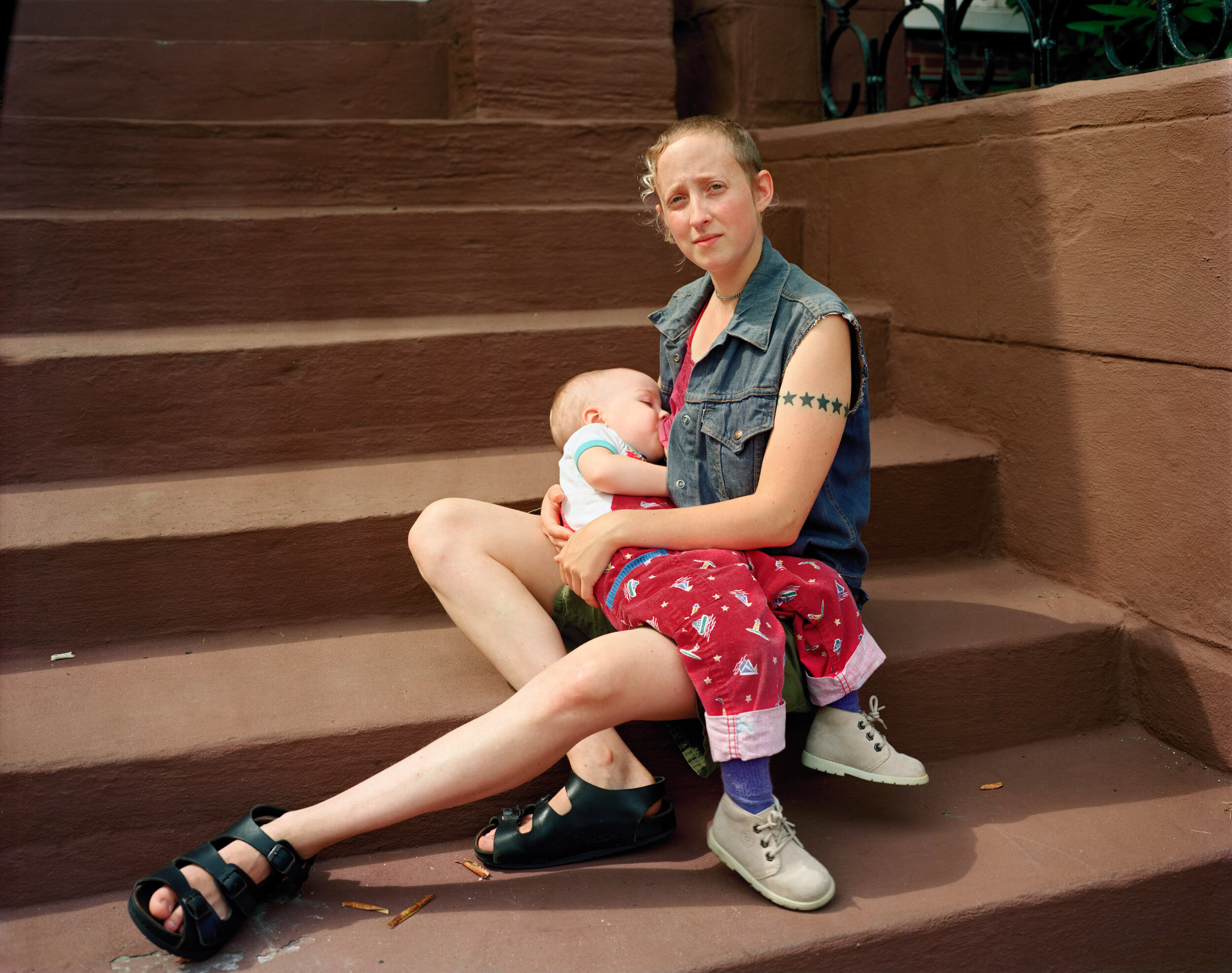 A Mother with Her Child, Portland, Maine, August 1998