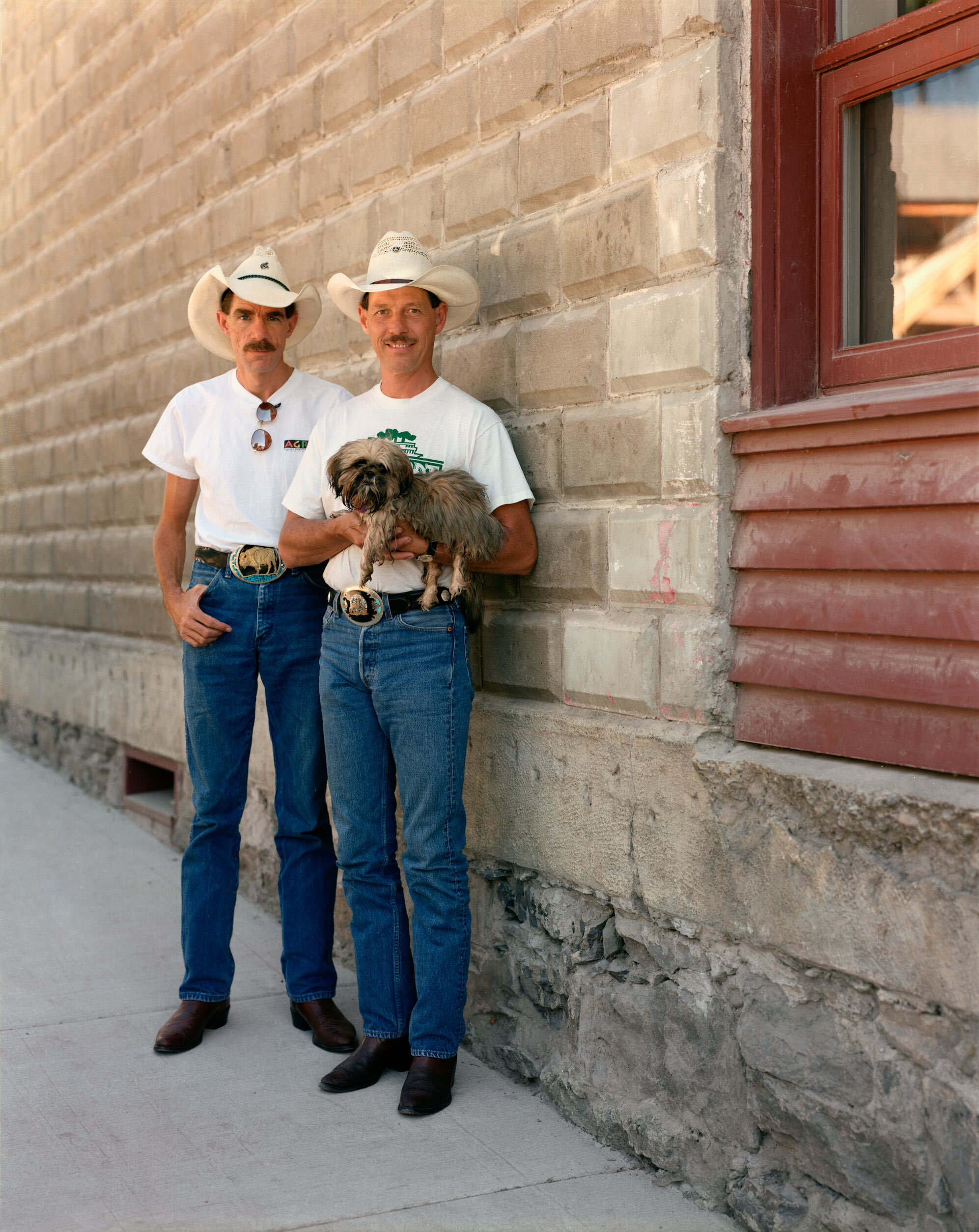 Two Men on Vacation in Bigfork, Montana, July 1998