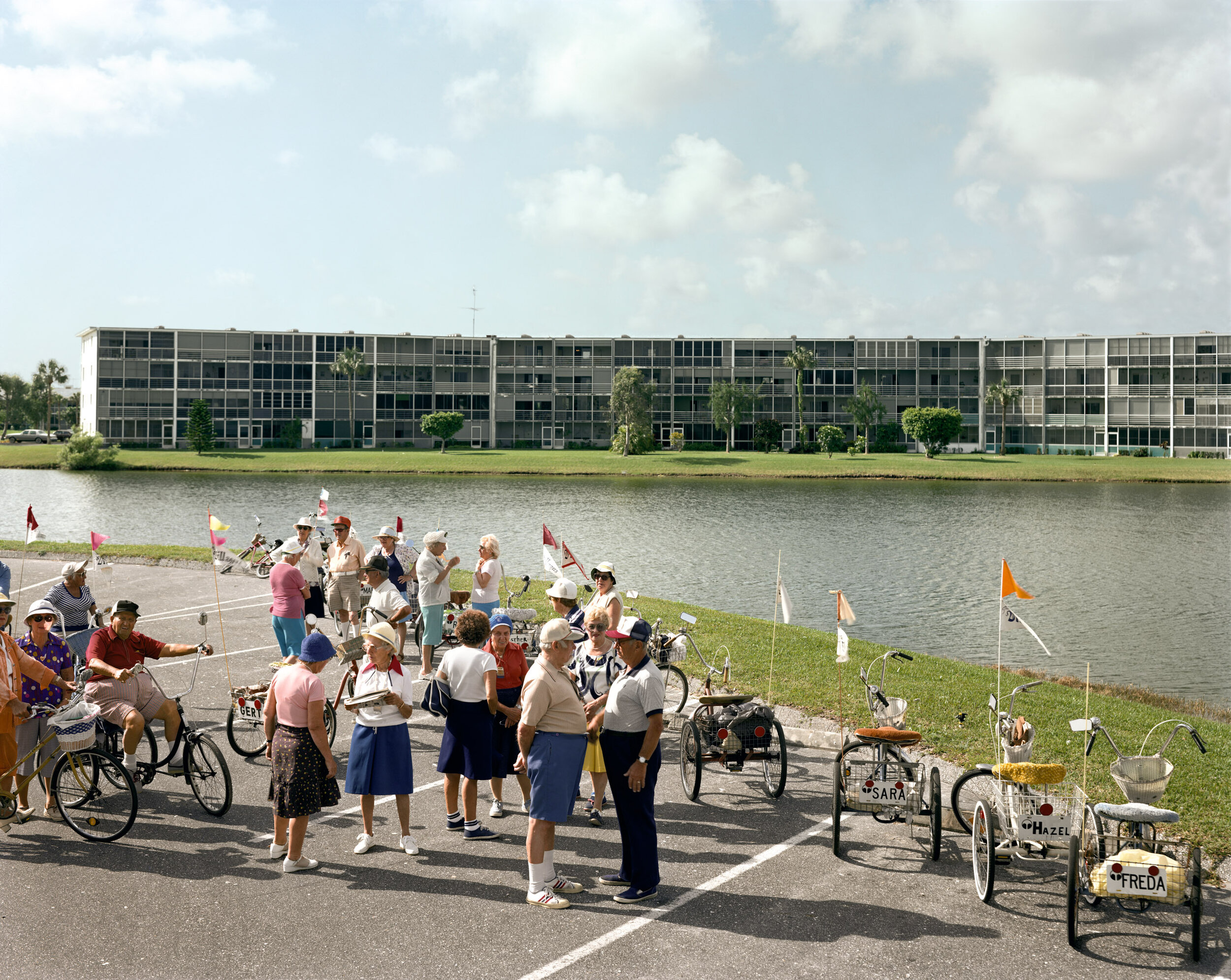 Bike'n Trike Club, Century Village, West Palm Beach, Florida, April 1983