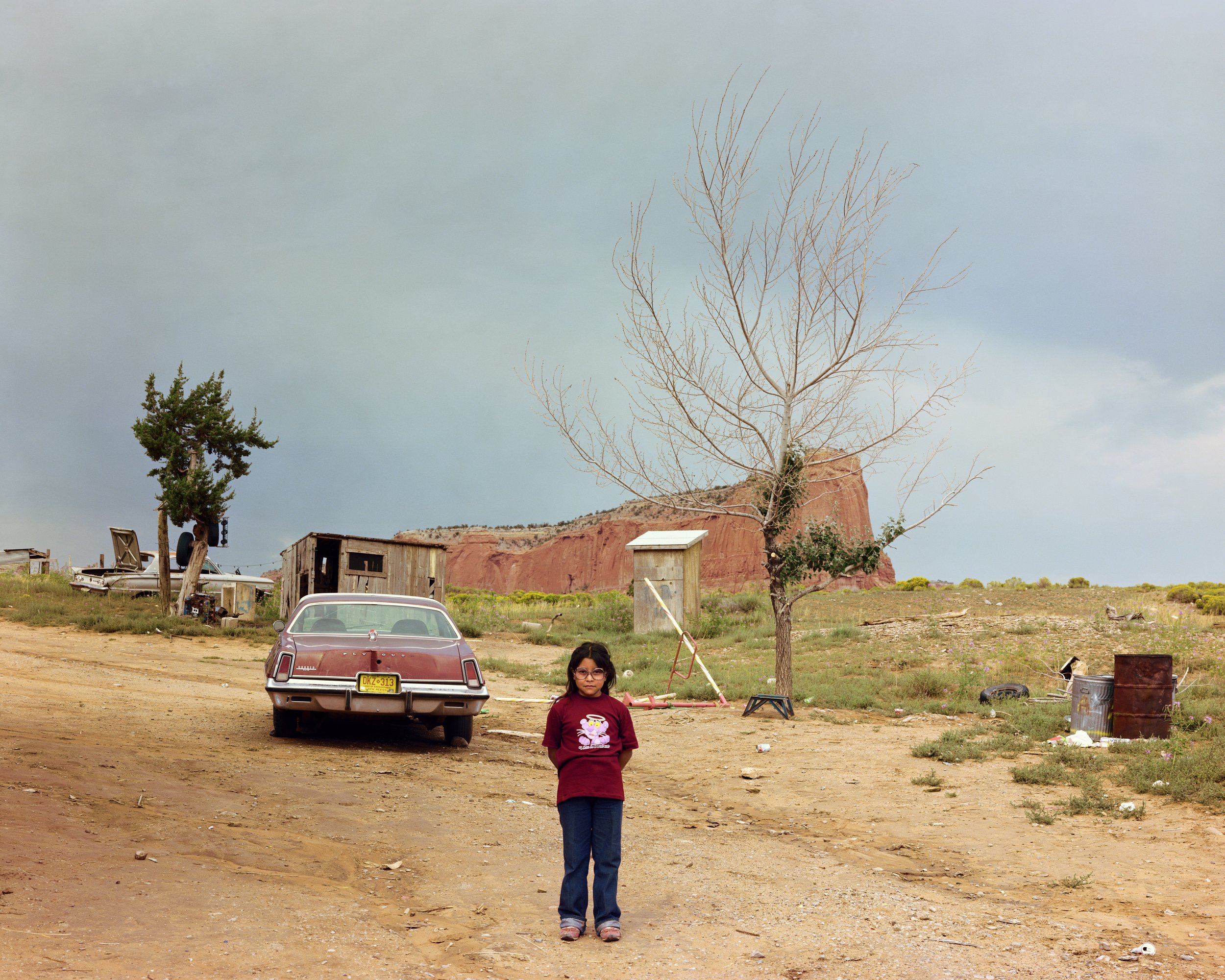 A Navajo Child near Gallup New Mexico, September, 1982