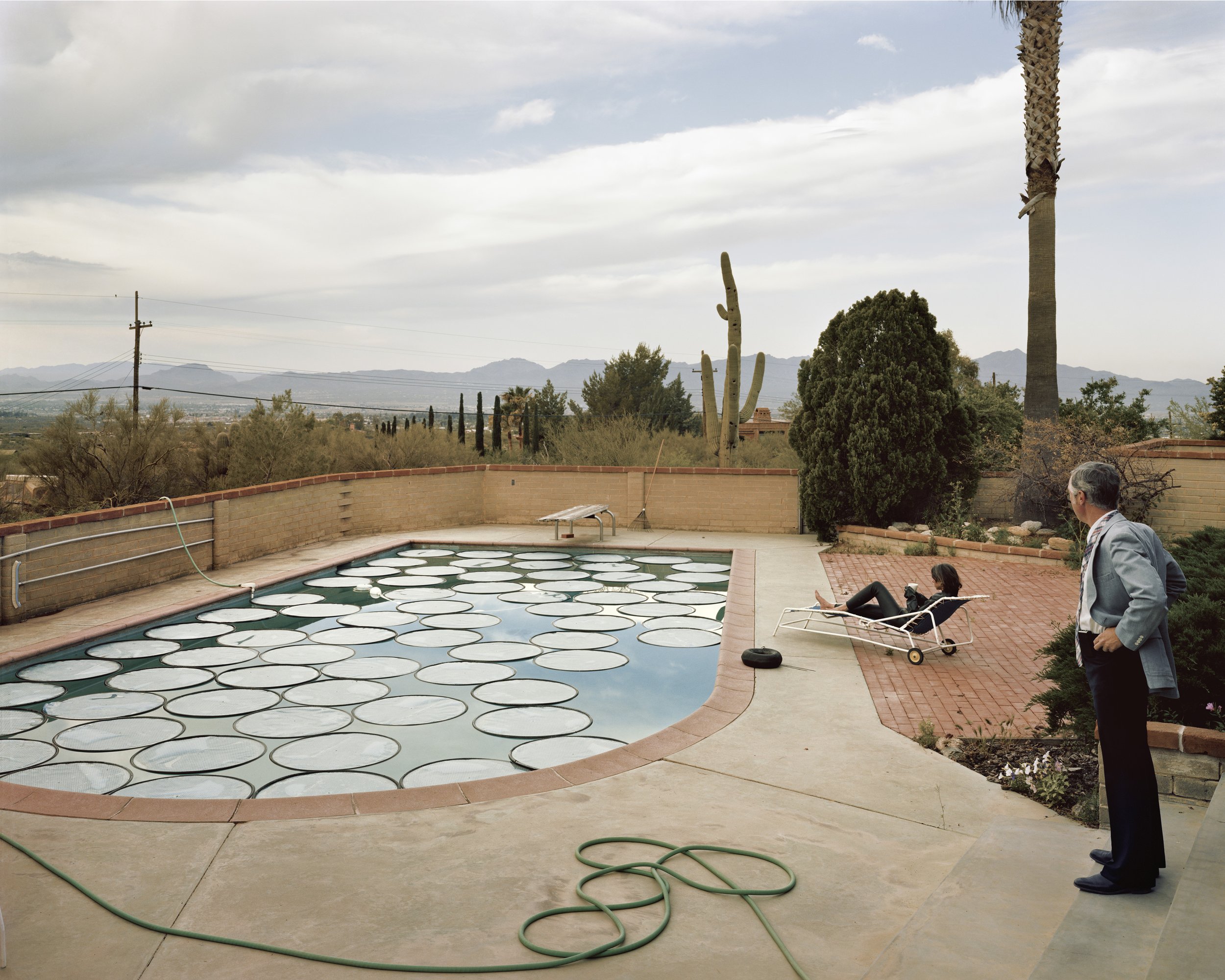 Solar Pool Petals, Tucson, Arizona, April 1979