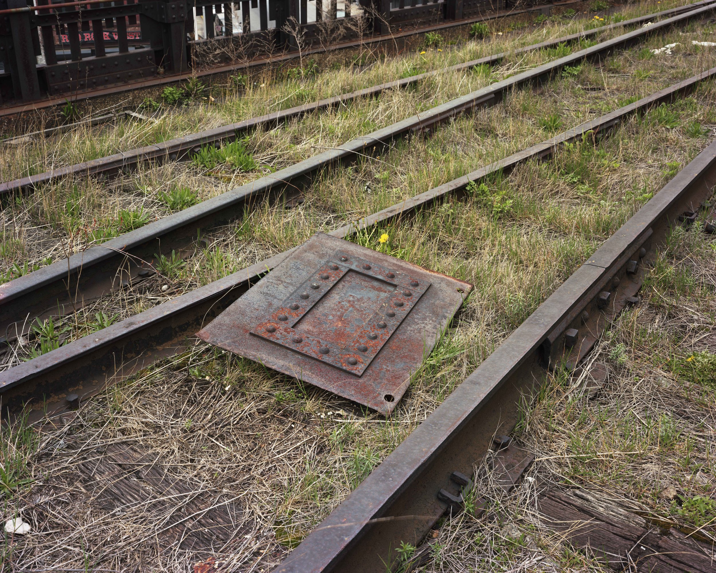 An Iron Plate, Part of the Original (1930s) Construction of the High Line