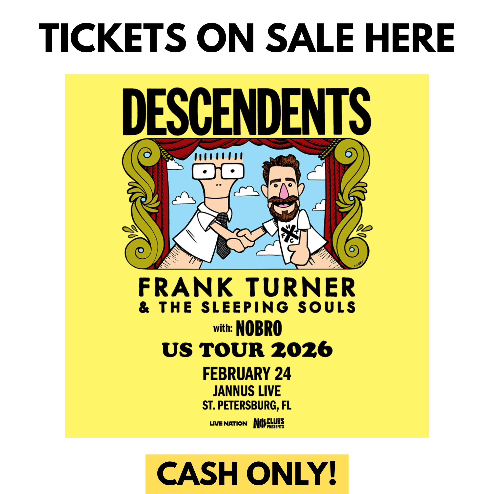 Descendents at Jannus Live Daddy Kool Records Tickets.png
