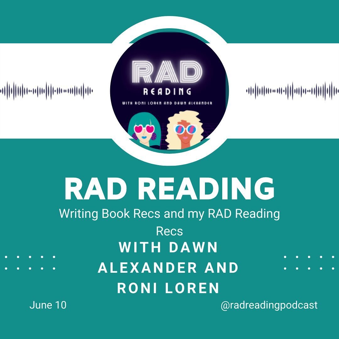 I&rsquo;m going to be on next week&rsquo;s episode of @radreadingpodcast! I had a blast recording my first ever podcast episode with @roniloren and @dawnalexanderbooks. #bookstagram  #amreading #amreadingromance #amwriting #podcastersofinstagram