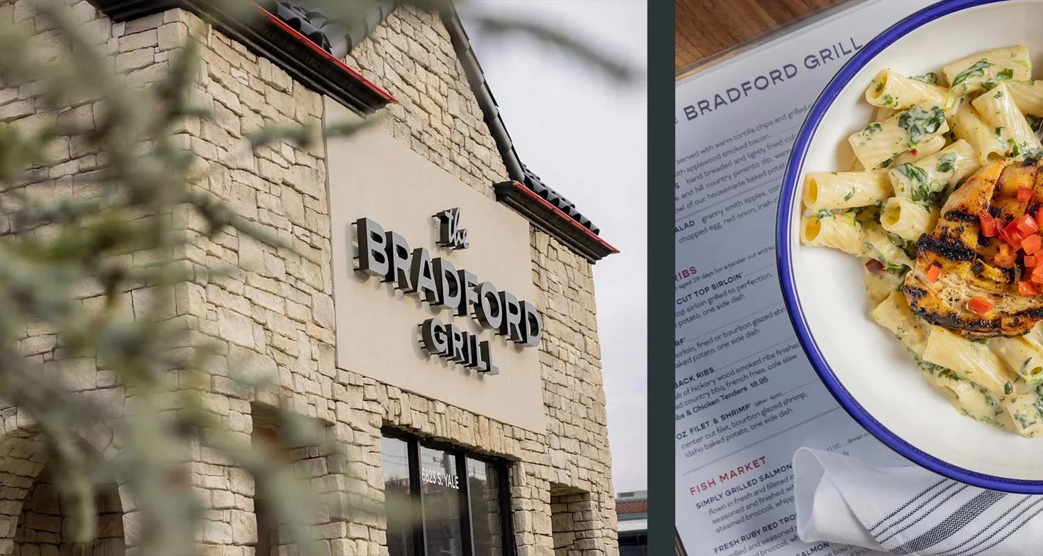  Working closely with the ownership and design team, I developed a logo that is simple and classic. Crucially, it is also easily legible on building and monument signage, and distinct from other local restaurants. 