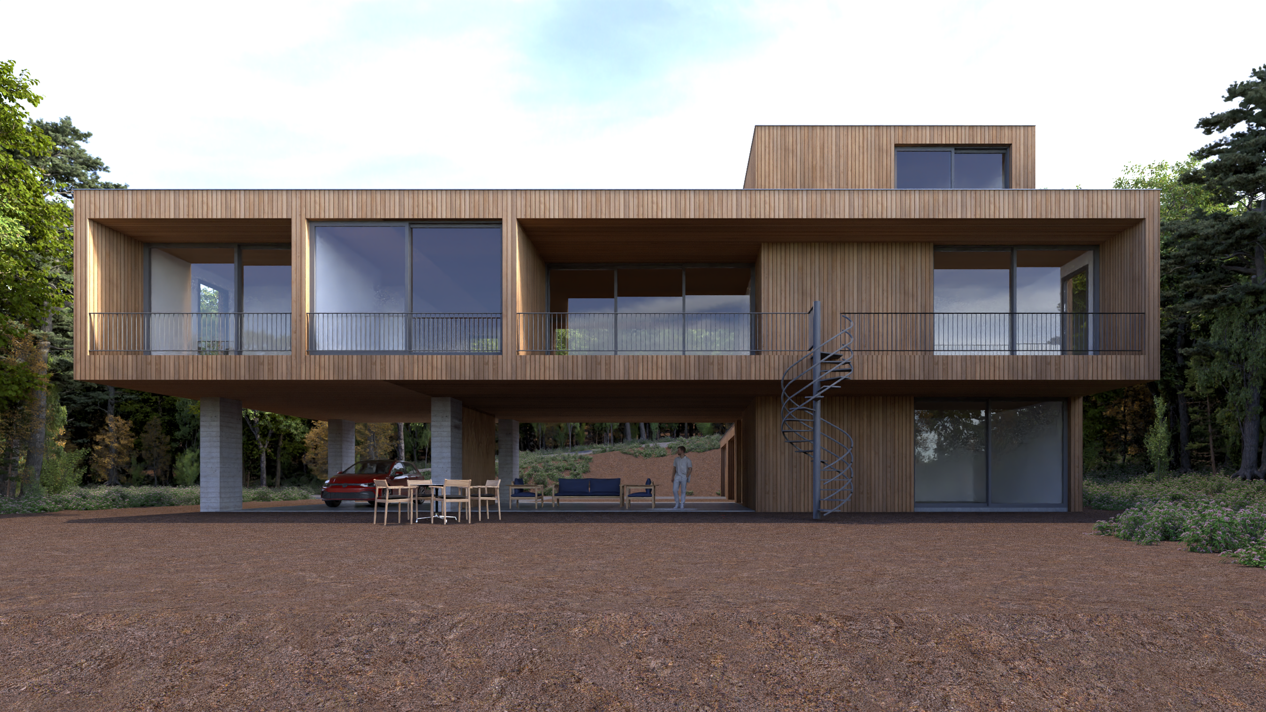 Blejer Architecture Hudson Valley Upstate Custom Home Modern Architecture Kitchen Wood Nature Kerhonkson House 19.png