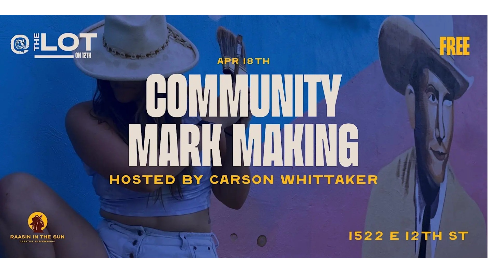 Community Mark Making with Carson Whittaker