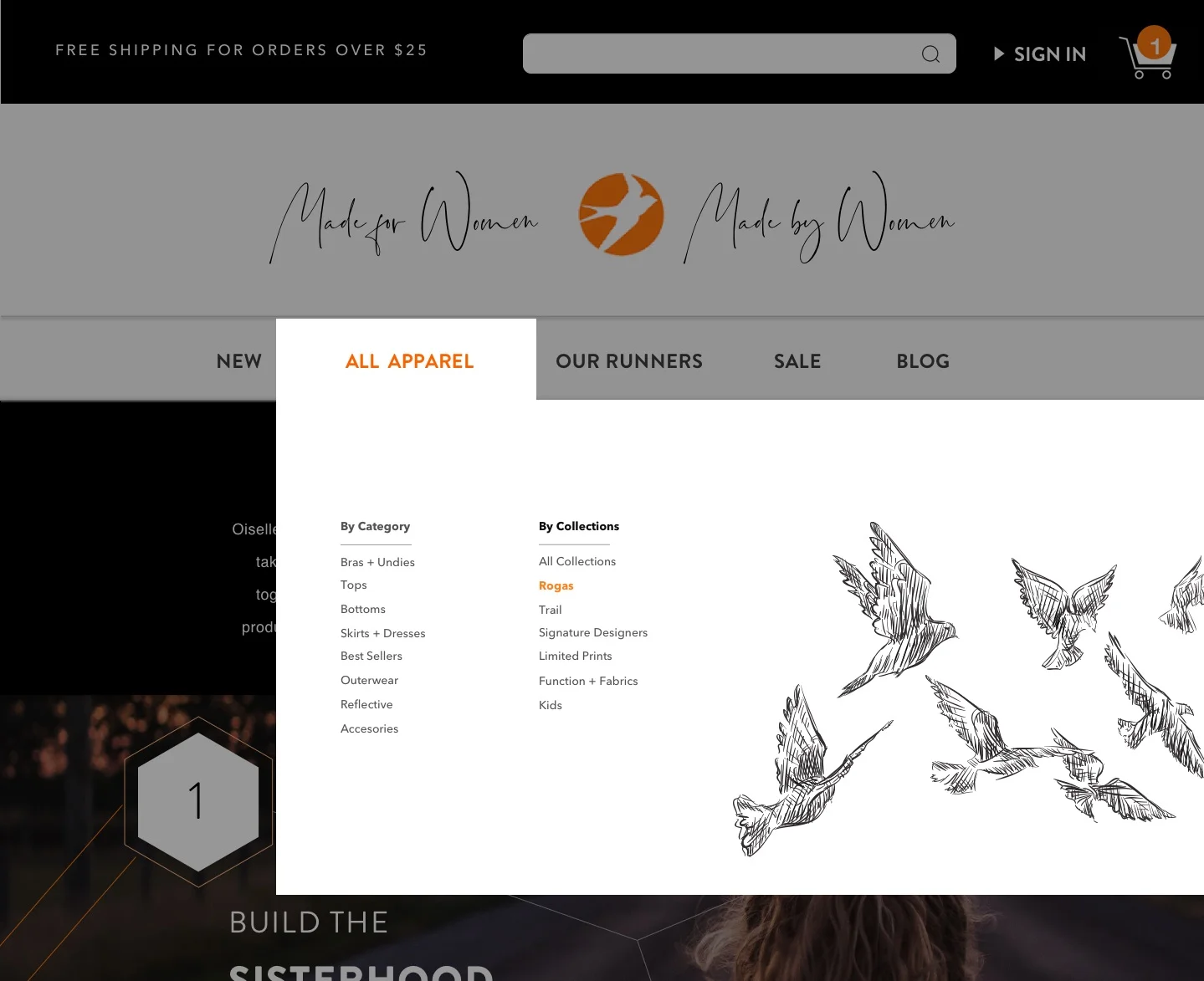Desktop Menu Drop Down