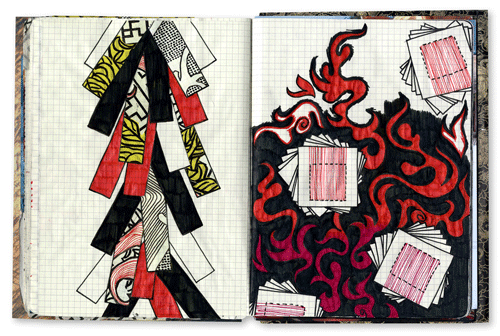 Firecrackers in Suburbia | Pen on paper | 2006