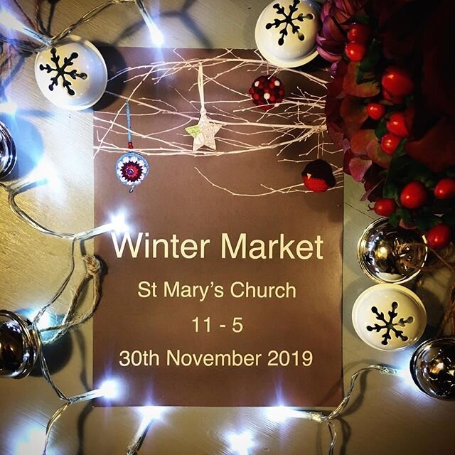 The St Mary&rsquo;s Winter Market is nearly here! Taking place next Saturday, November 30th, 11am-5pm in St Mary&rsquo;s big church.

With amazing craft stalls and wonderful gifts produced by local crafts people, come and buy all your Christmas prese