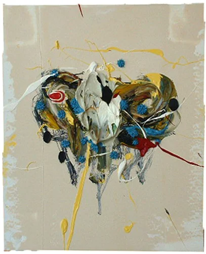 "The Real Life" 18" x 15', Oil on Paper, #10-03, 2003