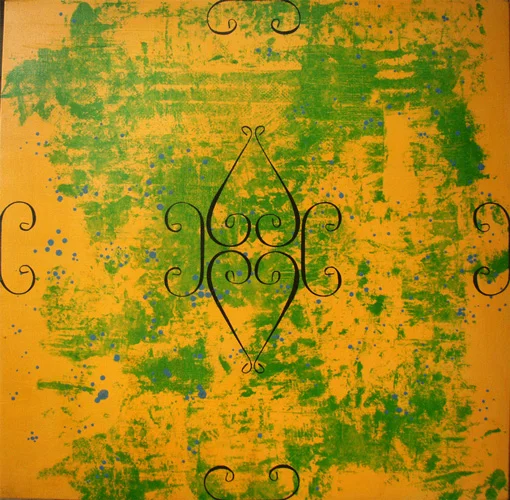 "Gateway" 48" x 52", Oil and Alkyd on Canvas over Wood Panel, 1992