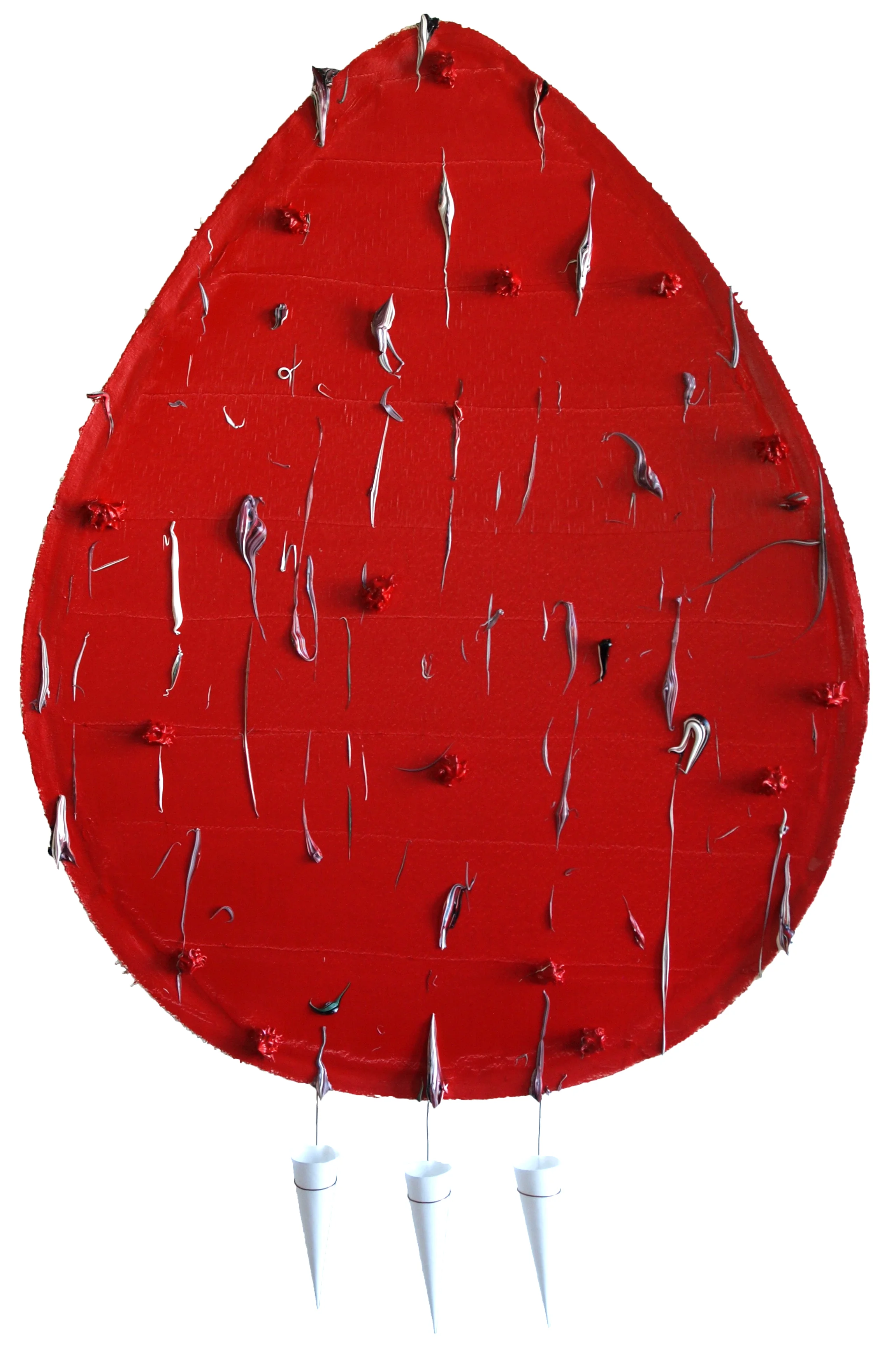 "And what is 'going bad'?" 27" x 45" x 5", Oil on Wire+Paper, #548, 2017