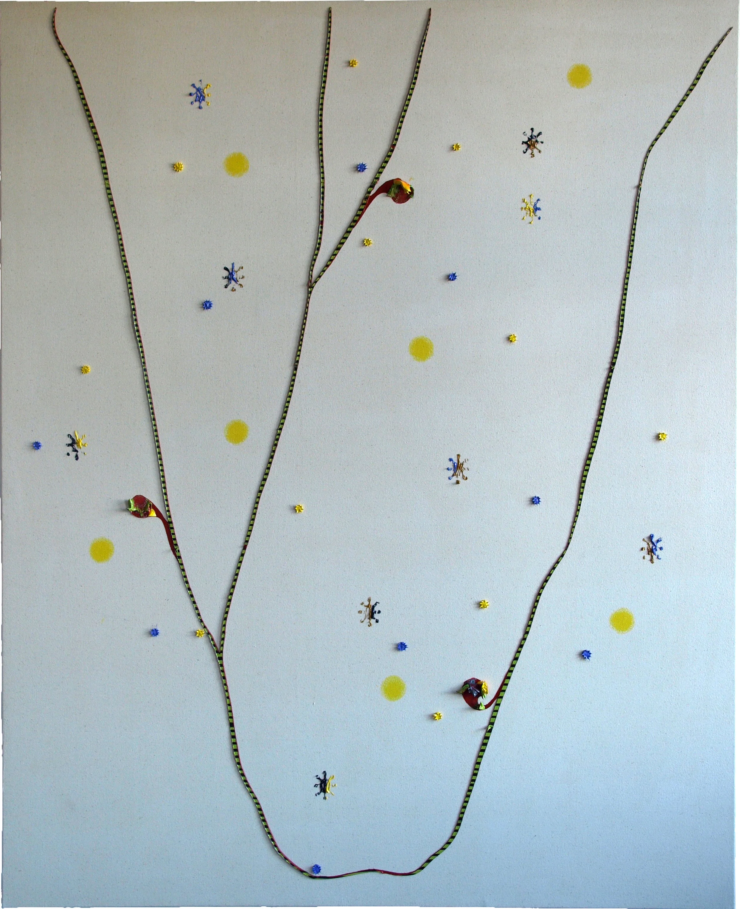 "idealism of my youth" 60"x48", Oil on Canvas, #511, 2015
