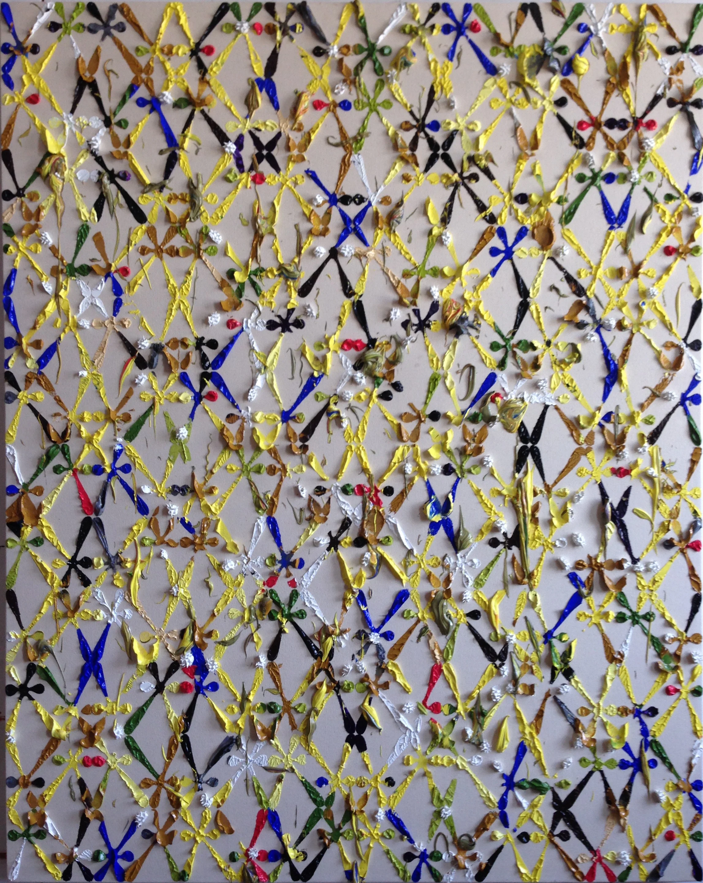 "barely scratched the surface" 60" x 48", Oil on Canvas over Wood Panel, #497, 2015