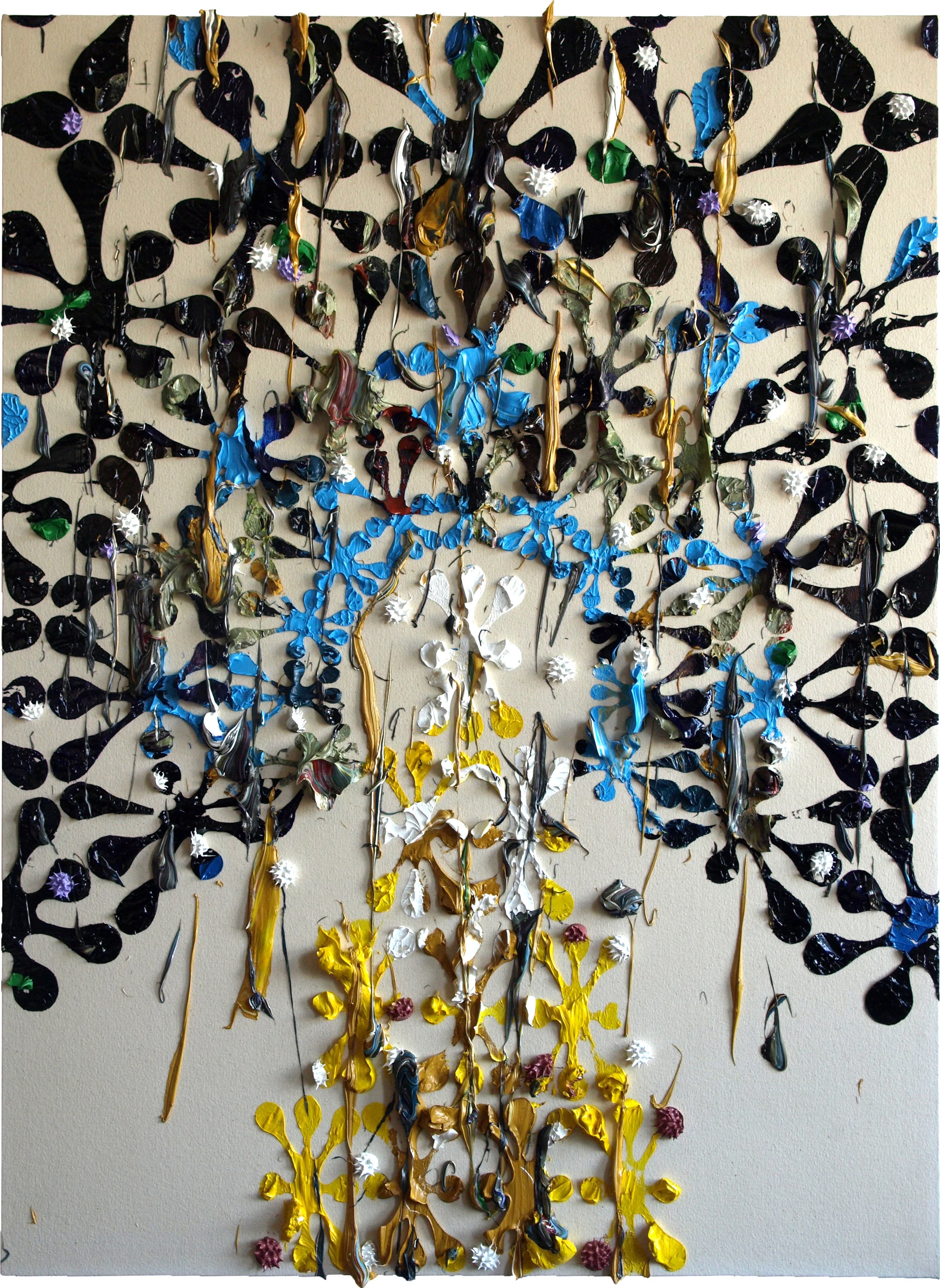 "A surfeit of dimensions after all" 48" x 36", Oil on Canvas over Wood Panel, #495, 2015
