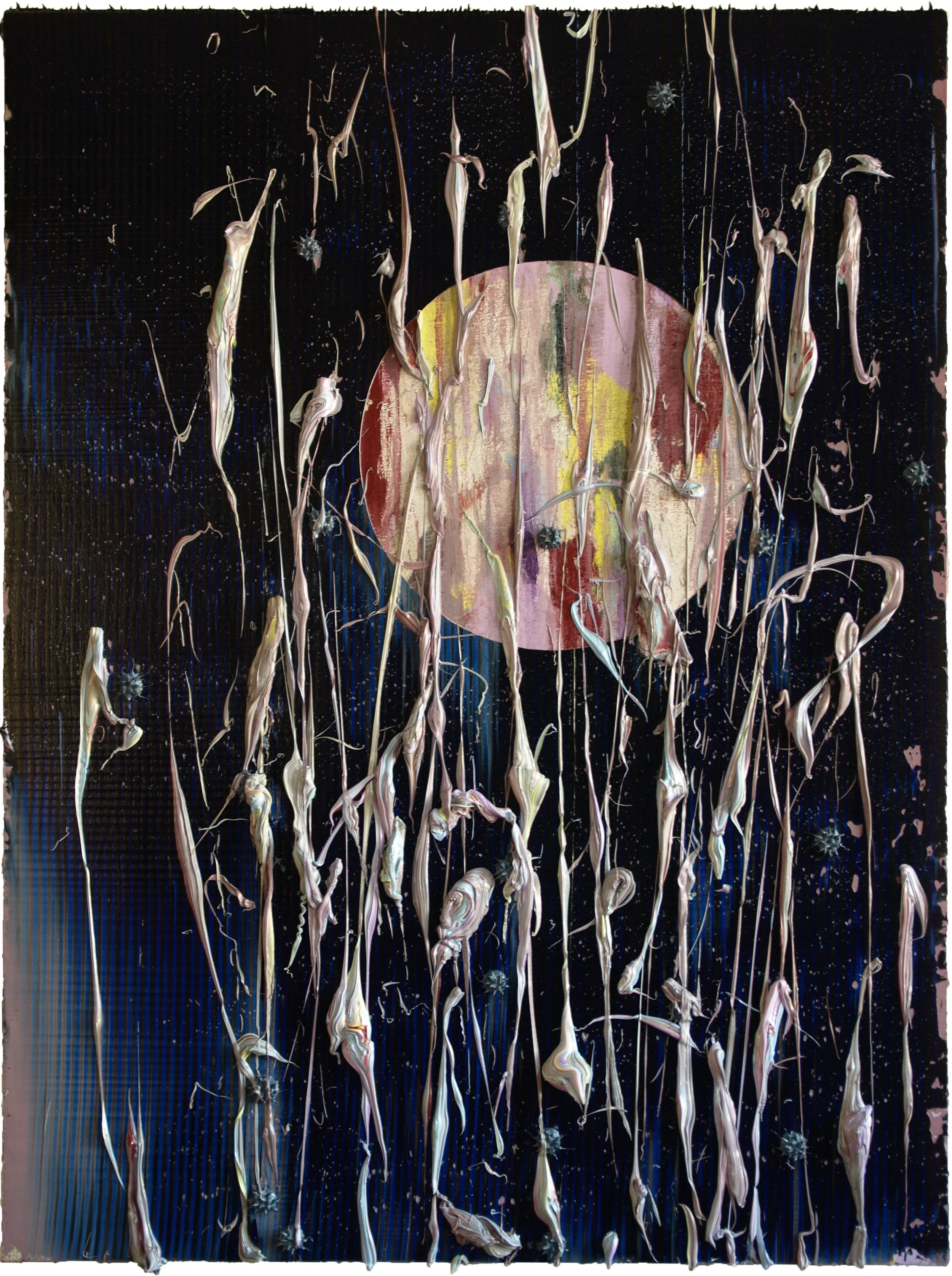 "the only gesture left" 48" x 36", Oil on Canvas over Wood Panel, #482, 2014