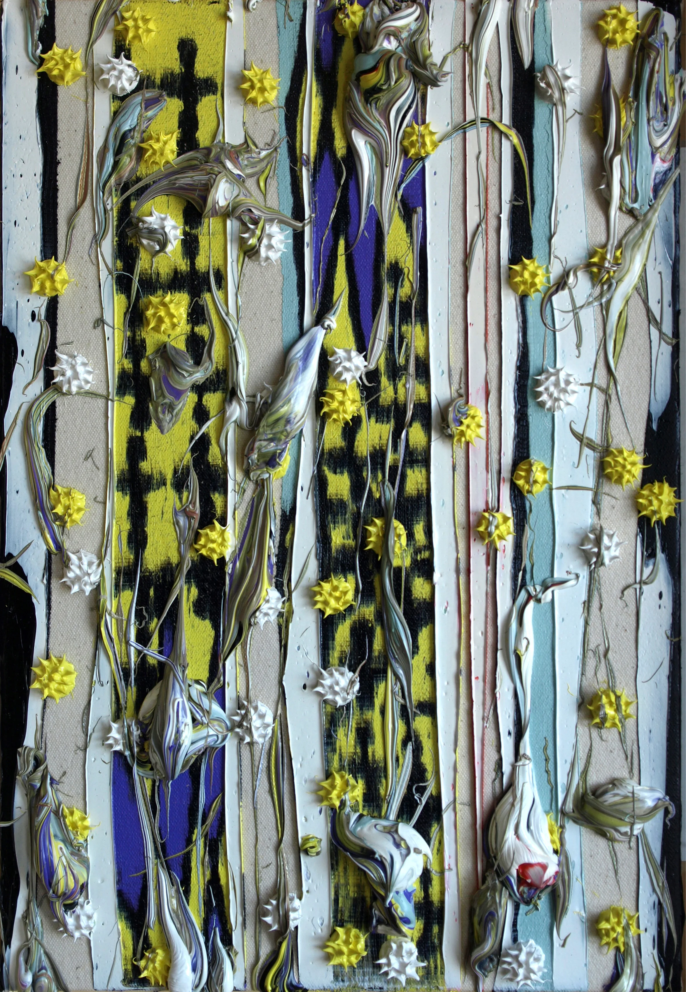 "Was it Oblivion? Dissolution?" 18" x 12", Oil on Canvas over Wood Panel, #450, 2014