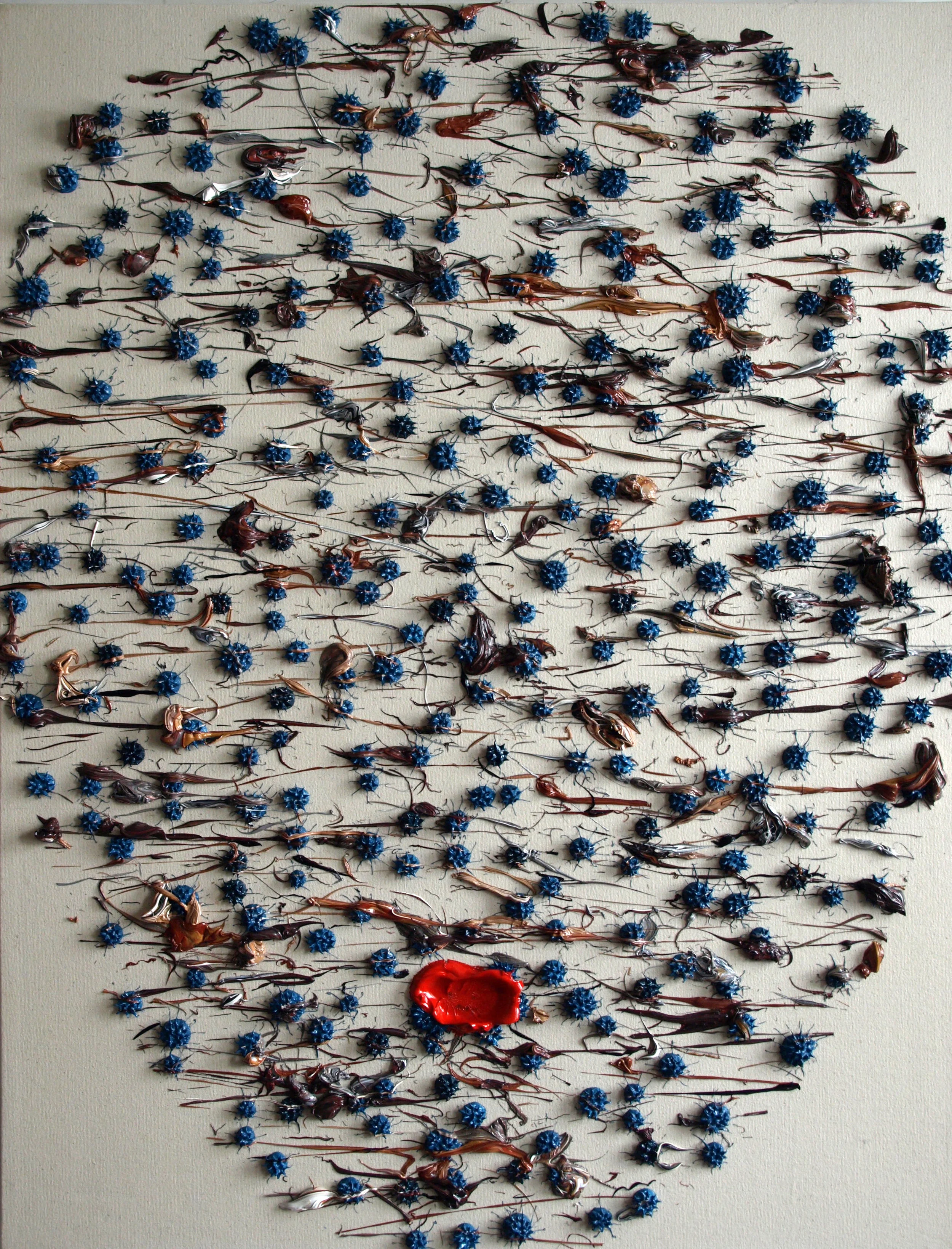 "There are always absolutes" 48" x 36", Oil on Canvas over Wood Panel, #442, 2014