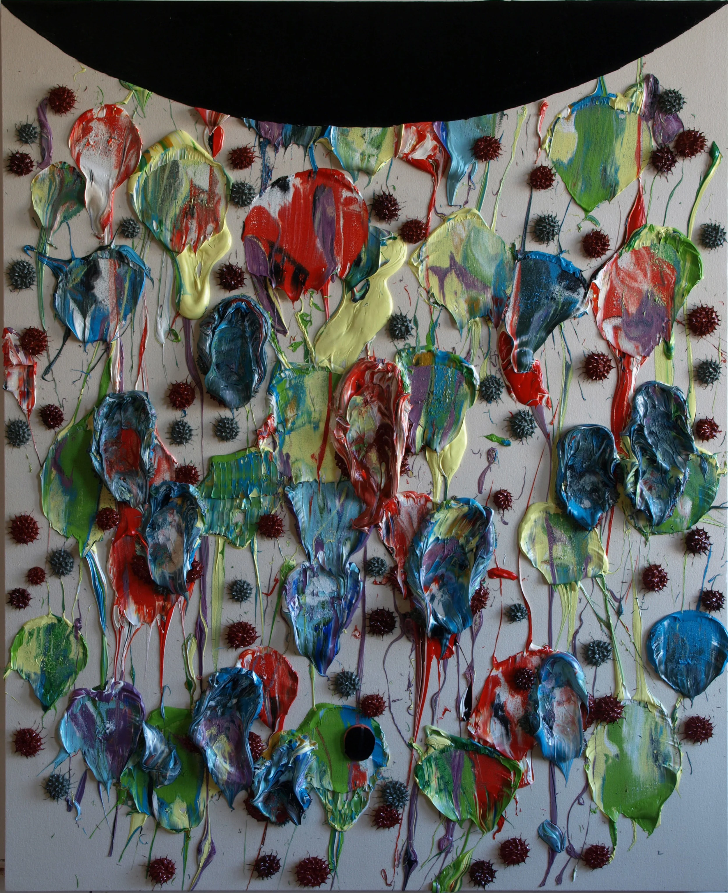 "Cast out of Olympus" 60" x 48", Oil on Canvas over Wood Panel, #431, 2013