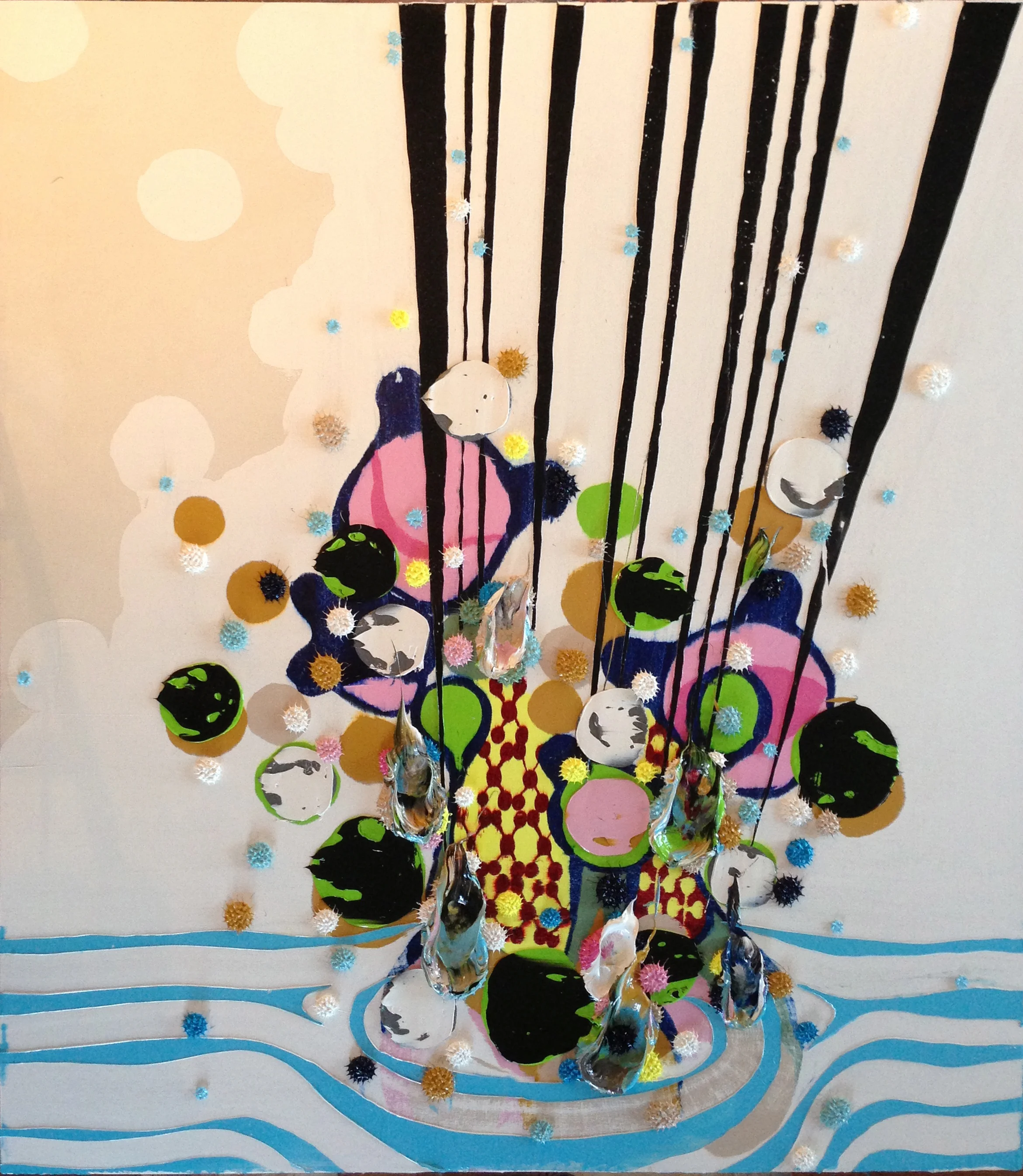 "Second Creation" 71" x 63", Oil on Canvas over Wood Panel, #422, 2013