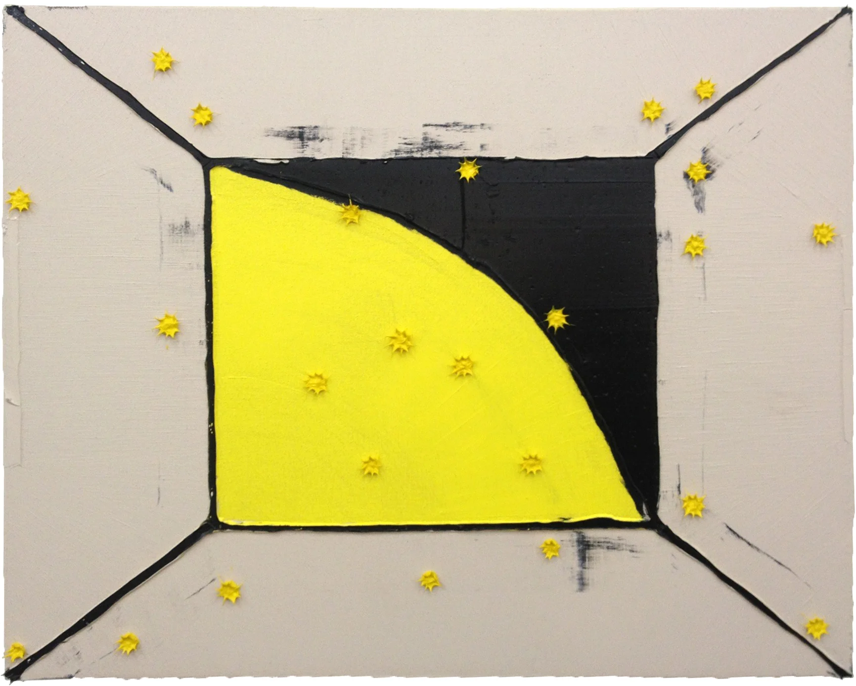 "victory over the sun" 22" x 28", Oil on Canvas over Wood Panel, #397, 2011