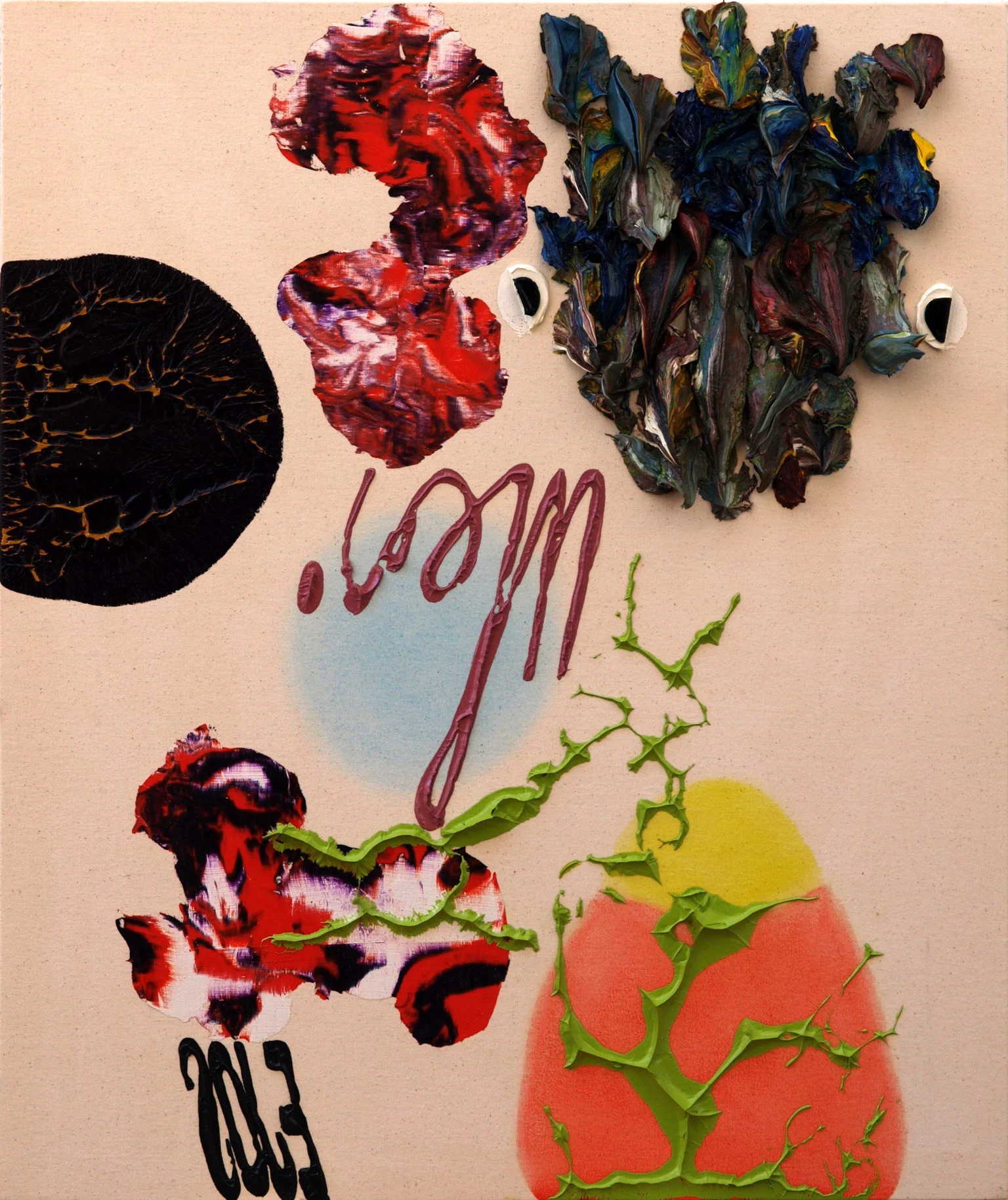 "Once Was" 91.5 x 76cm, Oil on Canvas over Wood Panel, #363, 2010