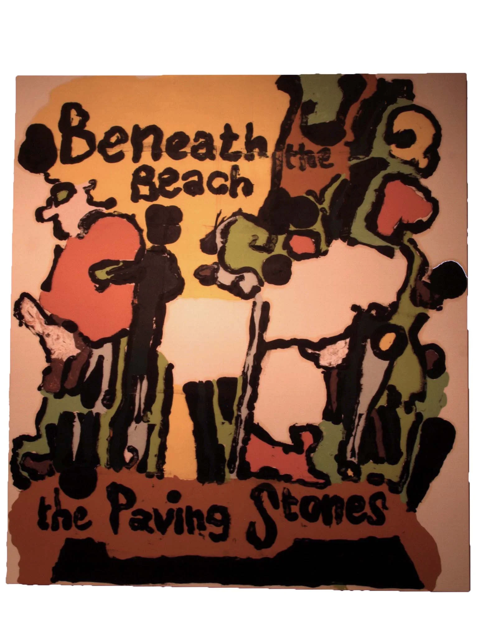 "Beneath the Beach" 71" x 63", Oil on Canvas over Wood Panel, #325, 2009