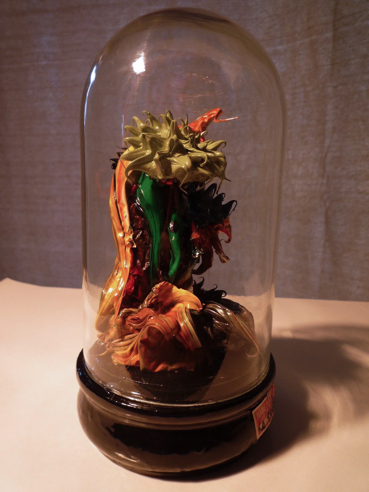"So Much, So Marvelous" 10.5" x 3.5", Oil on Wood +Vitrine, #321, 2009