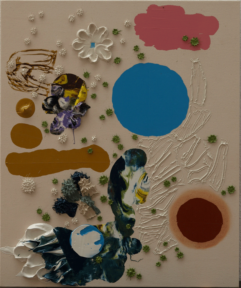 "Lastre Variable" 91 x 76cm, Oil on Canvas over Wood Panel, #314, 2008