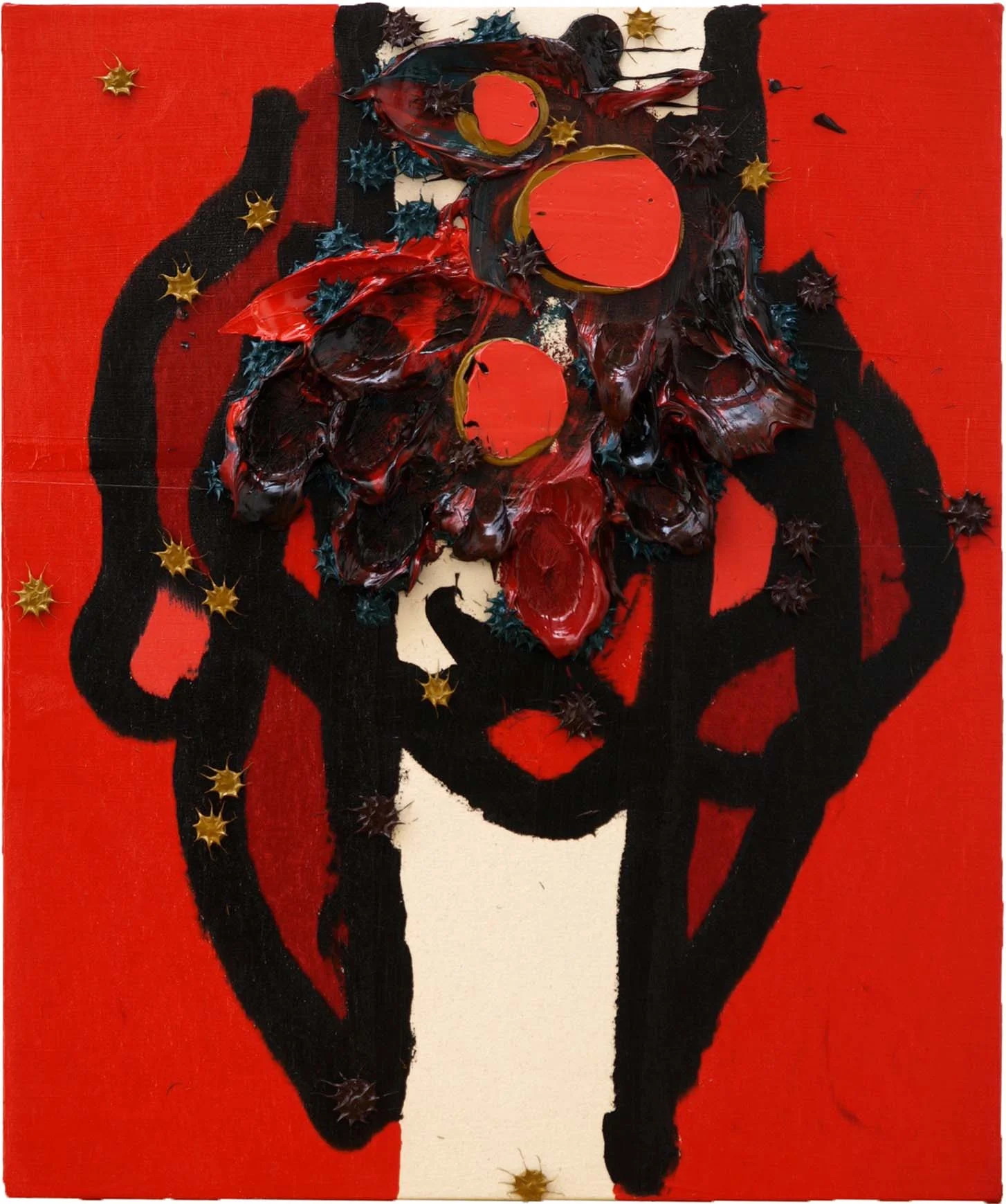 "A Happy Laocoön" 91 x 76cm, Oil on Canvas over Wood Panel, #311, 2008