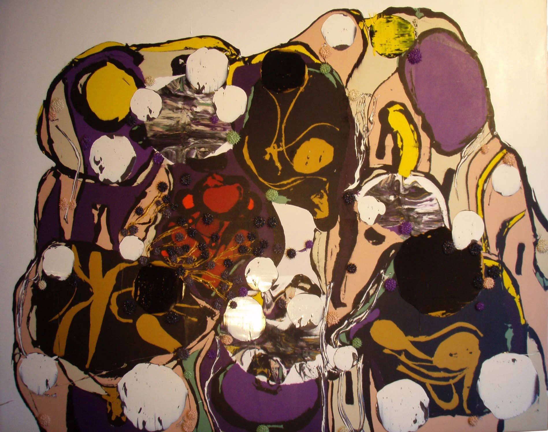 "Deep 6 Soutine" 7' x 9', Oil on Canvas over Wood Panel, #295, 2008
