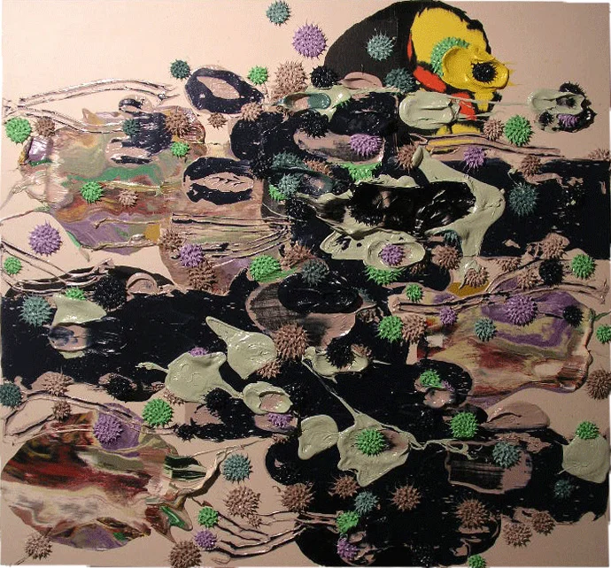 "Polestar" 115 x 120cm, Oil on Canvas over Wood Panel, #273, 2007