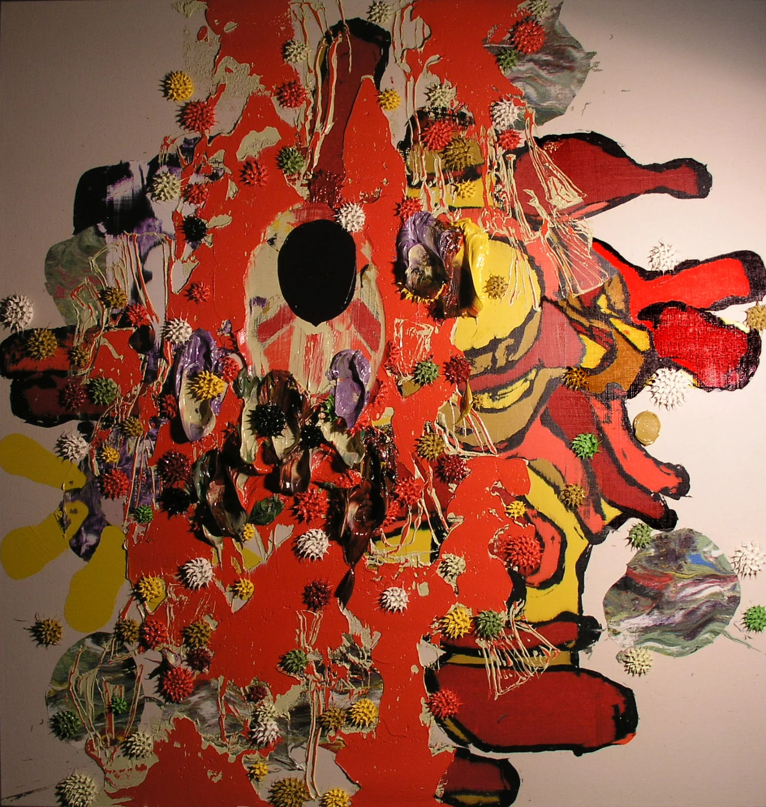 "Pay Attention, Son." 120 x 115cm, Oil on Canvas over Wood Panel, #272, 2007