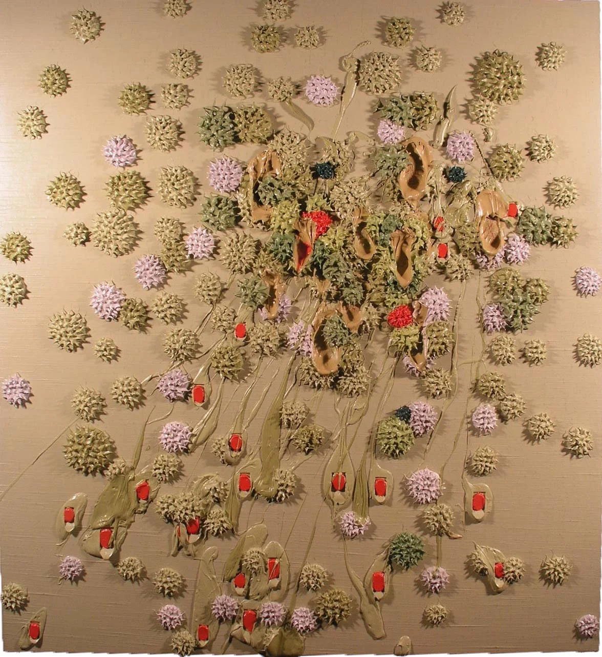"Green Lantern" 110 x 100cm, Oil on Linen over Wood Panel, 226, 2005
