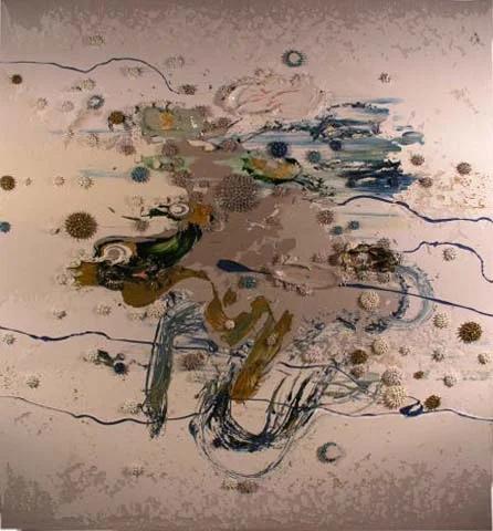 "Delta" 48" x 44", Oil on Canvas over Wood Panel, #198, 2003