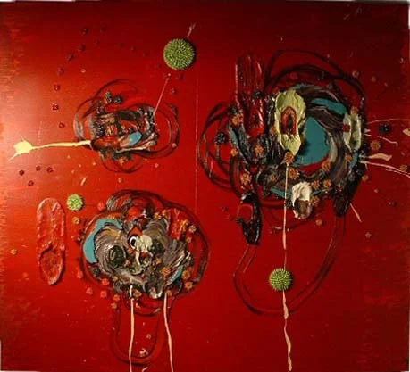 "Cadmium Red Deep" 48" x 54", Oil on Canvas over Wood Panel, #191, 2003