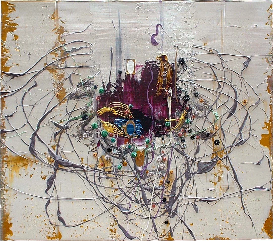 *** 44" x 48", Oil on Canvas over Wood Panel, #179, 2002