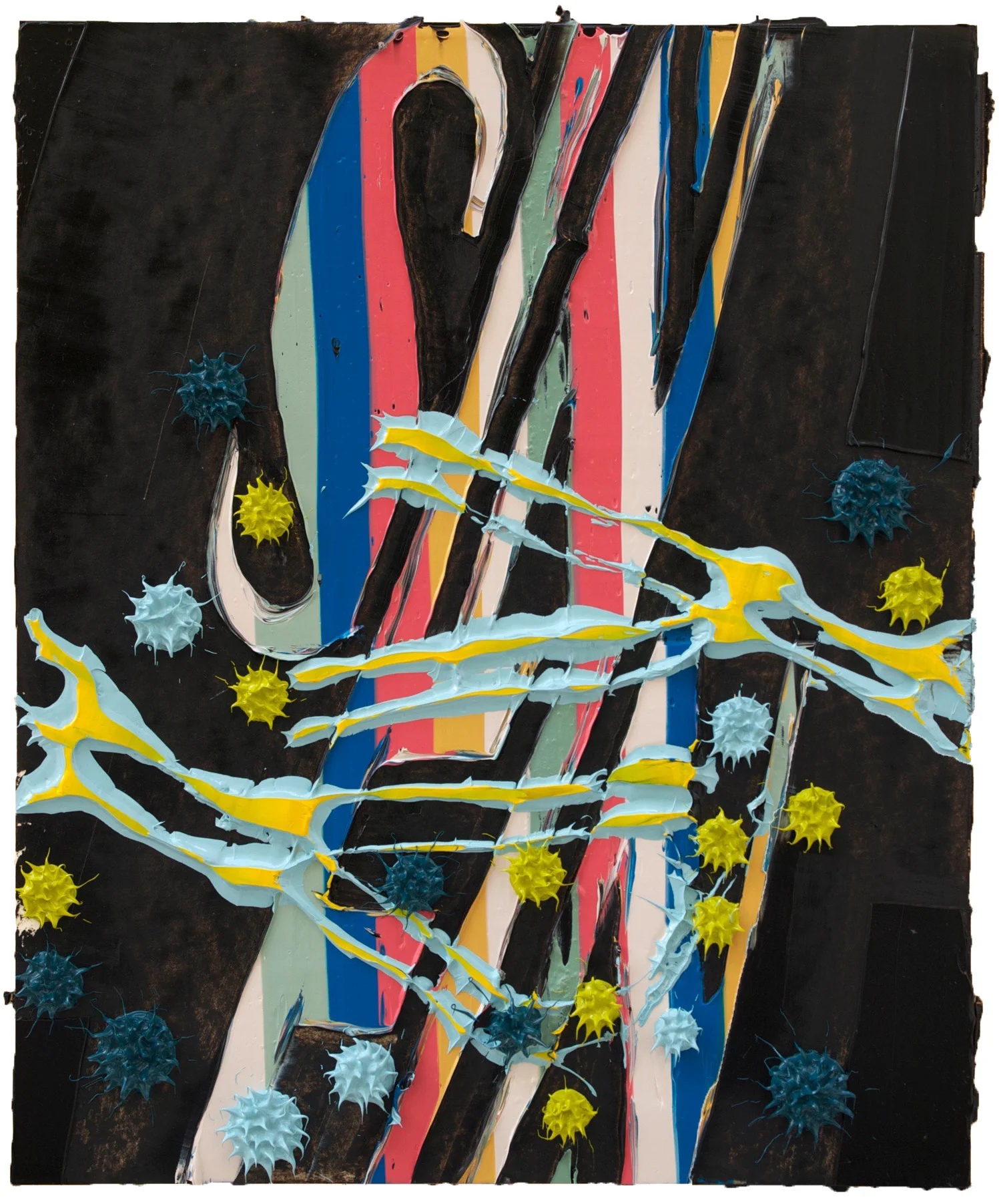 "Endless" 46 x 38cm, Oil on Paper, #19-11, 2011