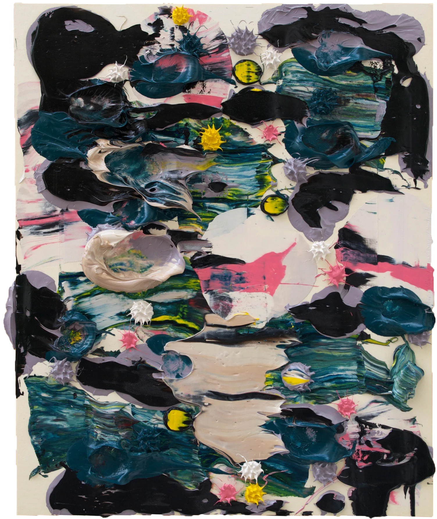 "Oceanic" 46 x 38cm, Oil on Paper, #17-11, 2011