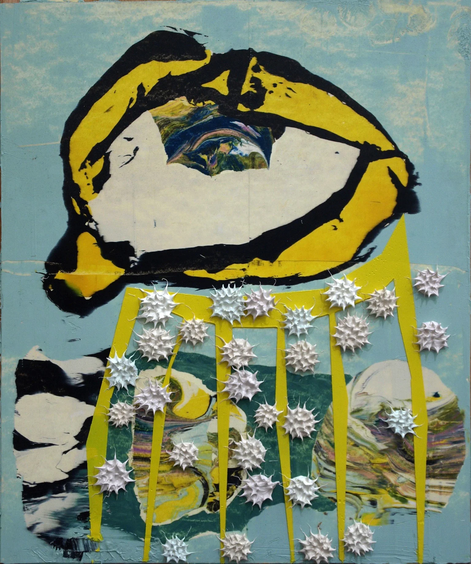 "One Day We Shall Die" 18"x15", Oil on Paper, #6-11, 2011