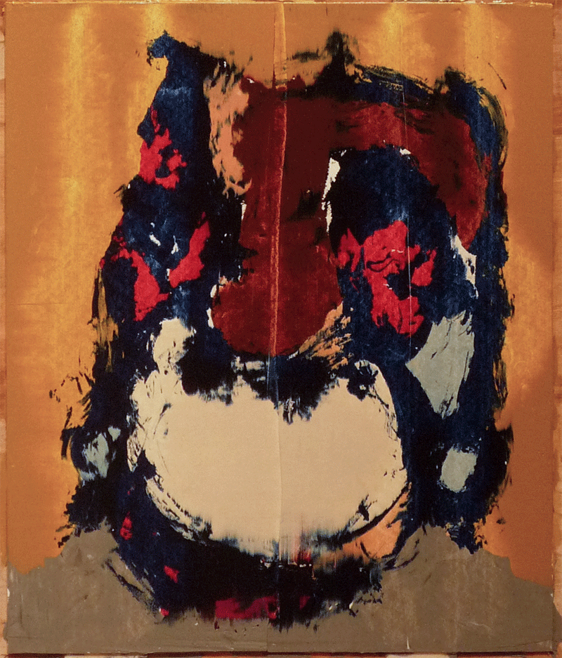 "Youthful Alchemist" 47 x 38cm, Oil on Paper, #11-08, 2008
