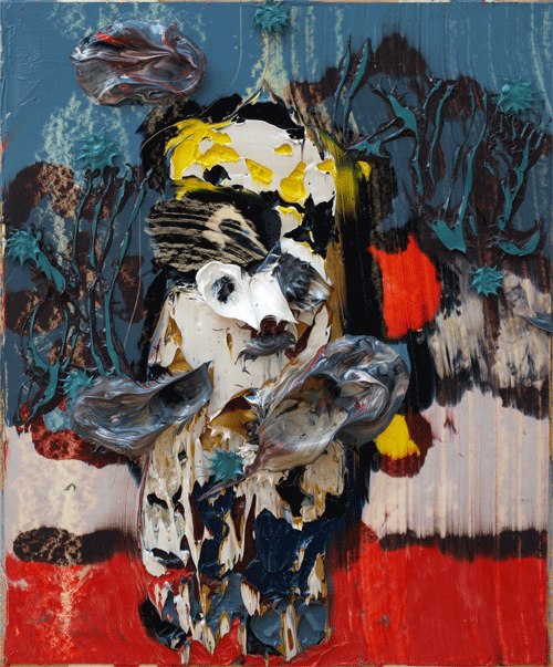 "The Brood Begins" 47 x 38cm, Oil on Paper, #4-08, 2008